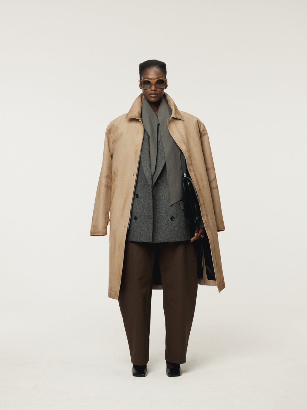 Recto - Vintage Effect Cotton Coat (Desert) product image 2 | TRAB K-Fashion Australia