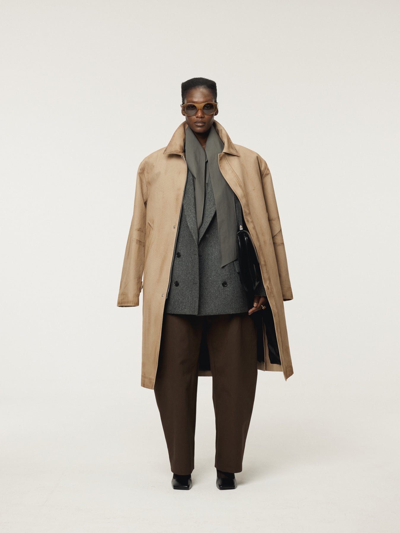 Recto - Vintage Effect Cotton Coat (Desert) product image 2 | TRAB K-Fashion Australia