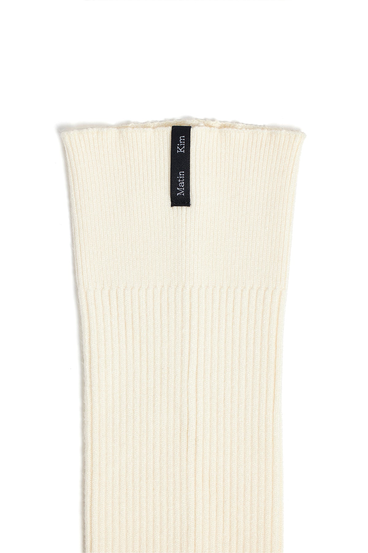 Matin Kim - Matin Snap Knit Leg Warmer (Ivory) product image 5 | TRAB K-Fashion Australia