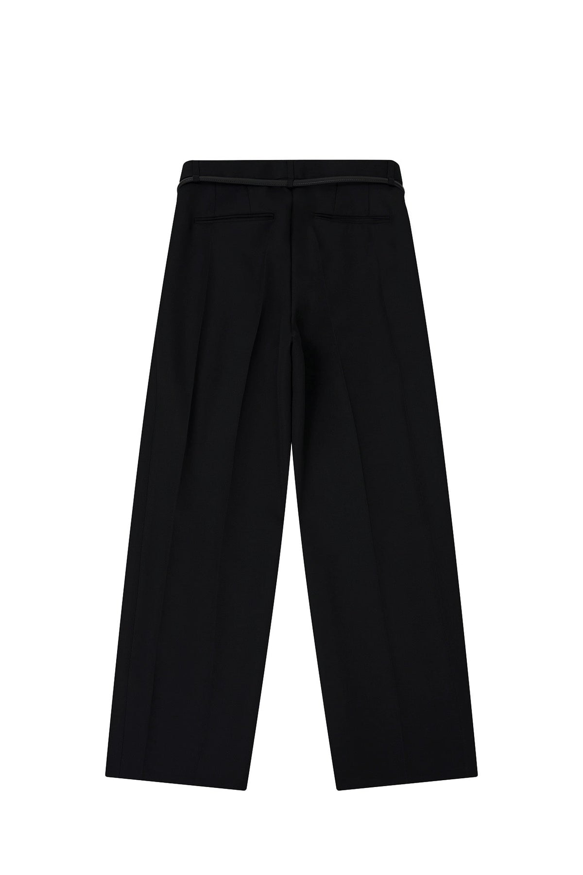STU - Crease Belt Slacks (Black) product image 10 | TRAB K-Fashion Australia