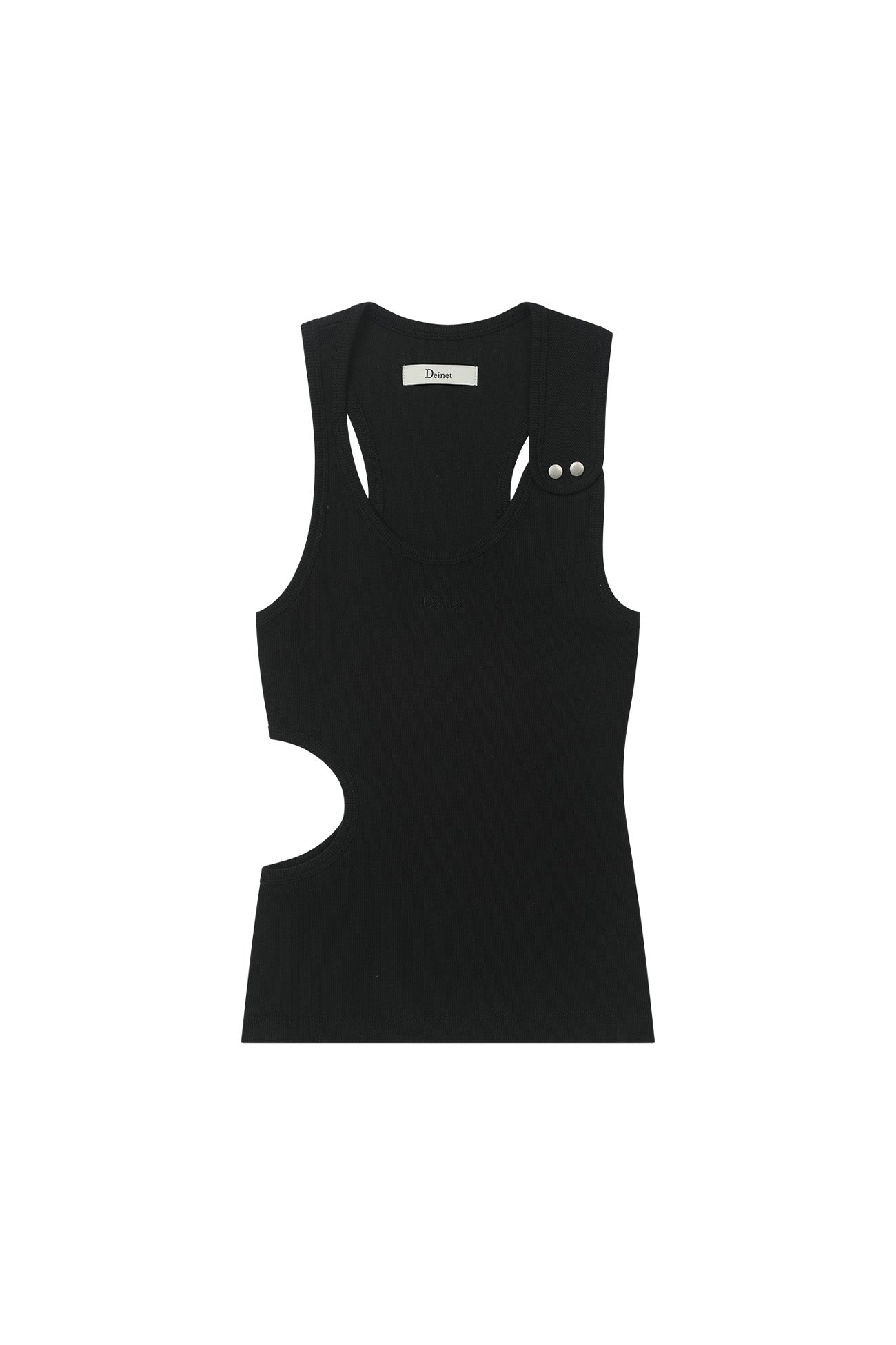Deinet - Arc Snap Tank Top (Black) product image 1 | TRAB K-Fashion Australia
