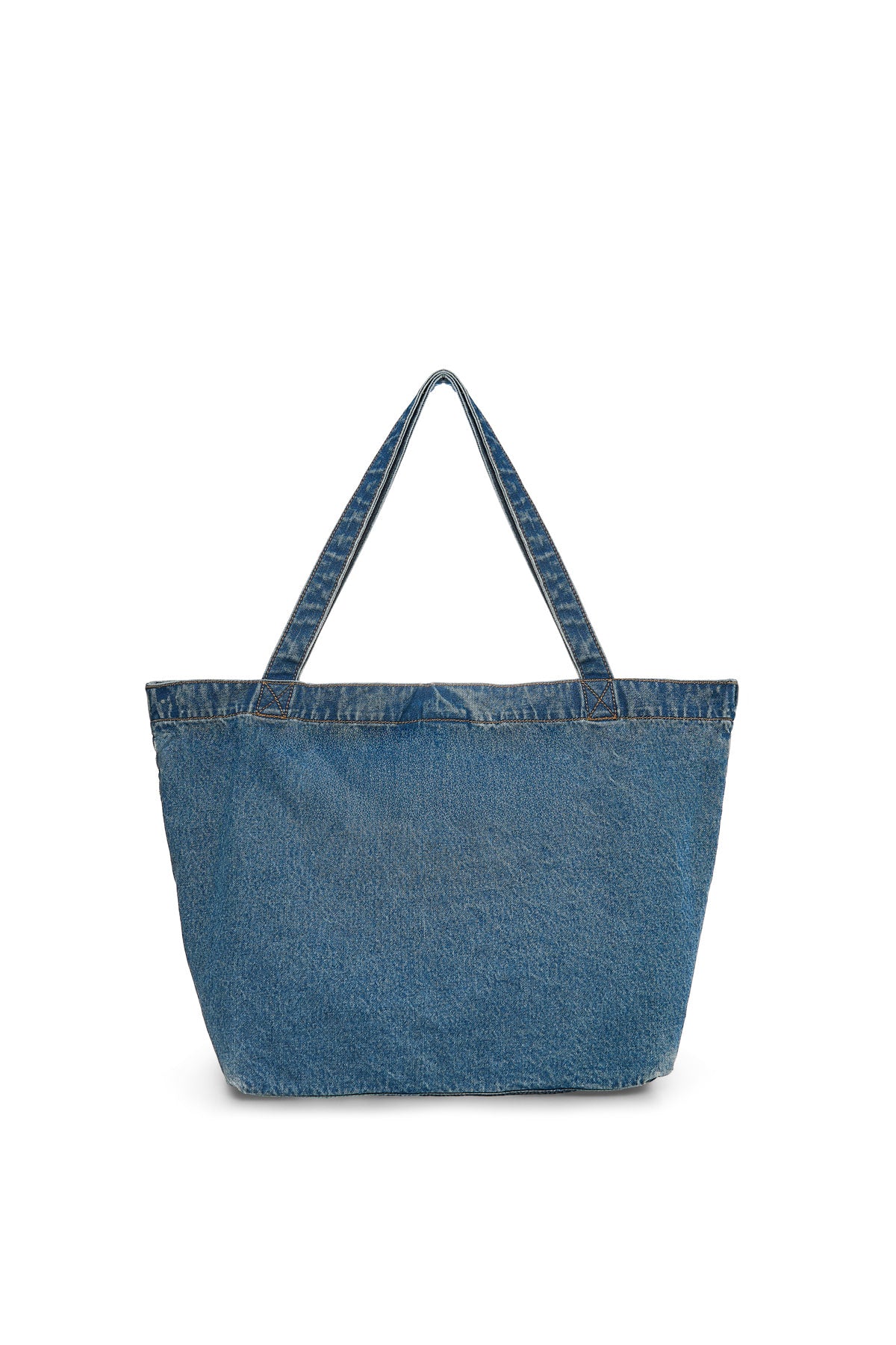 Matin Kim - Matin Stitch Denim Shoulder Bag (Blue) product image 2 | TRAB K-Fashion Australia