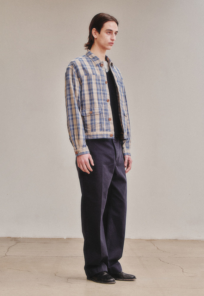 Art if acts - Vintage Check Trucker (Vintage Blue) product image 4 | TRAB K-Fashion Australia
