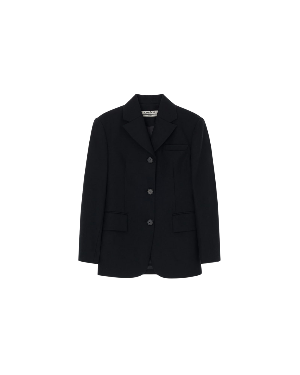 Kimhe Kim - Detachable Pearl Chain Single Jacket (Black) product image 14 | TRAB K-Fashion Australia