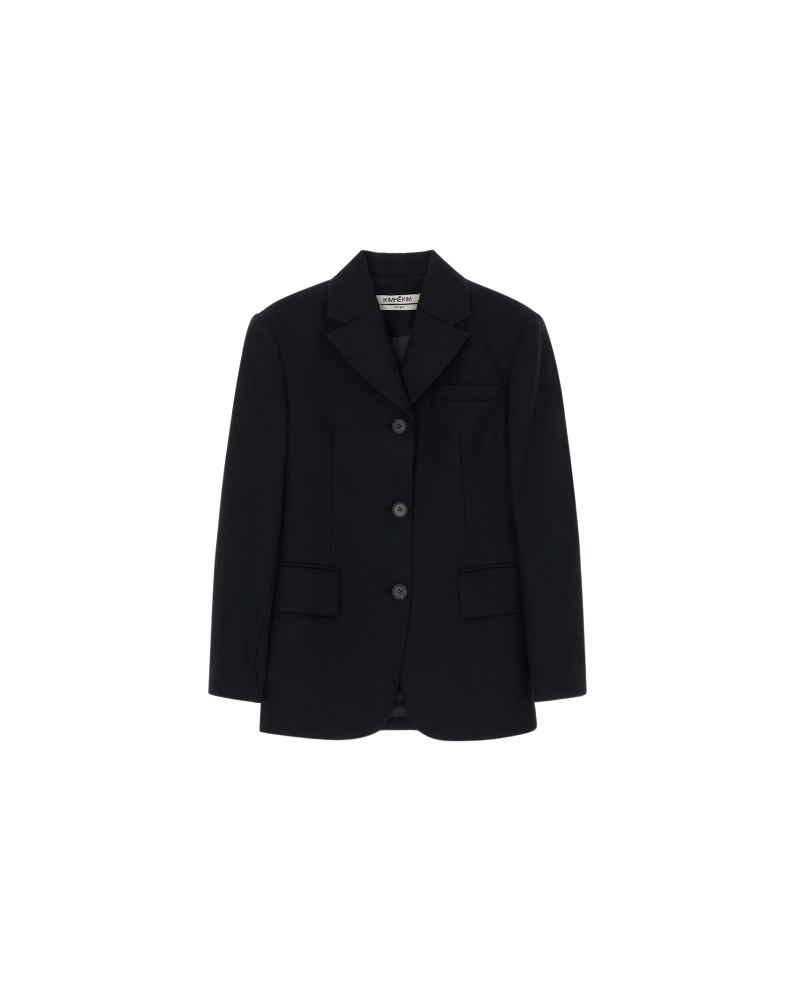 Kimhe Kim - Detachable Pearl Chain Single Jacket (Black) product image 14 | TRAB K-Fashion Australia