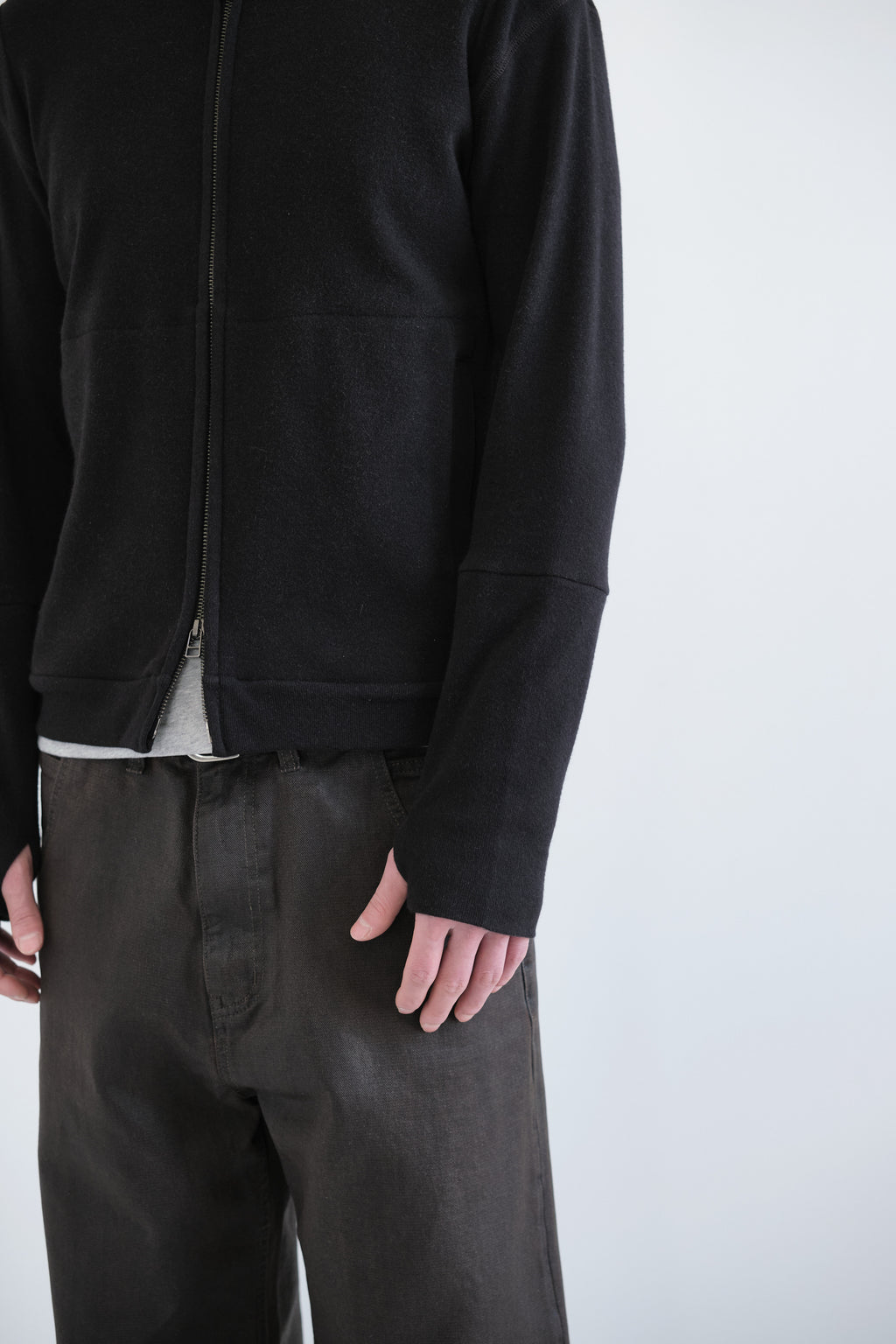 Hatchingroom - Layer Cardigan V2 (Black) product image 6 | TRAB K-Fashion Australia