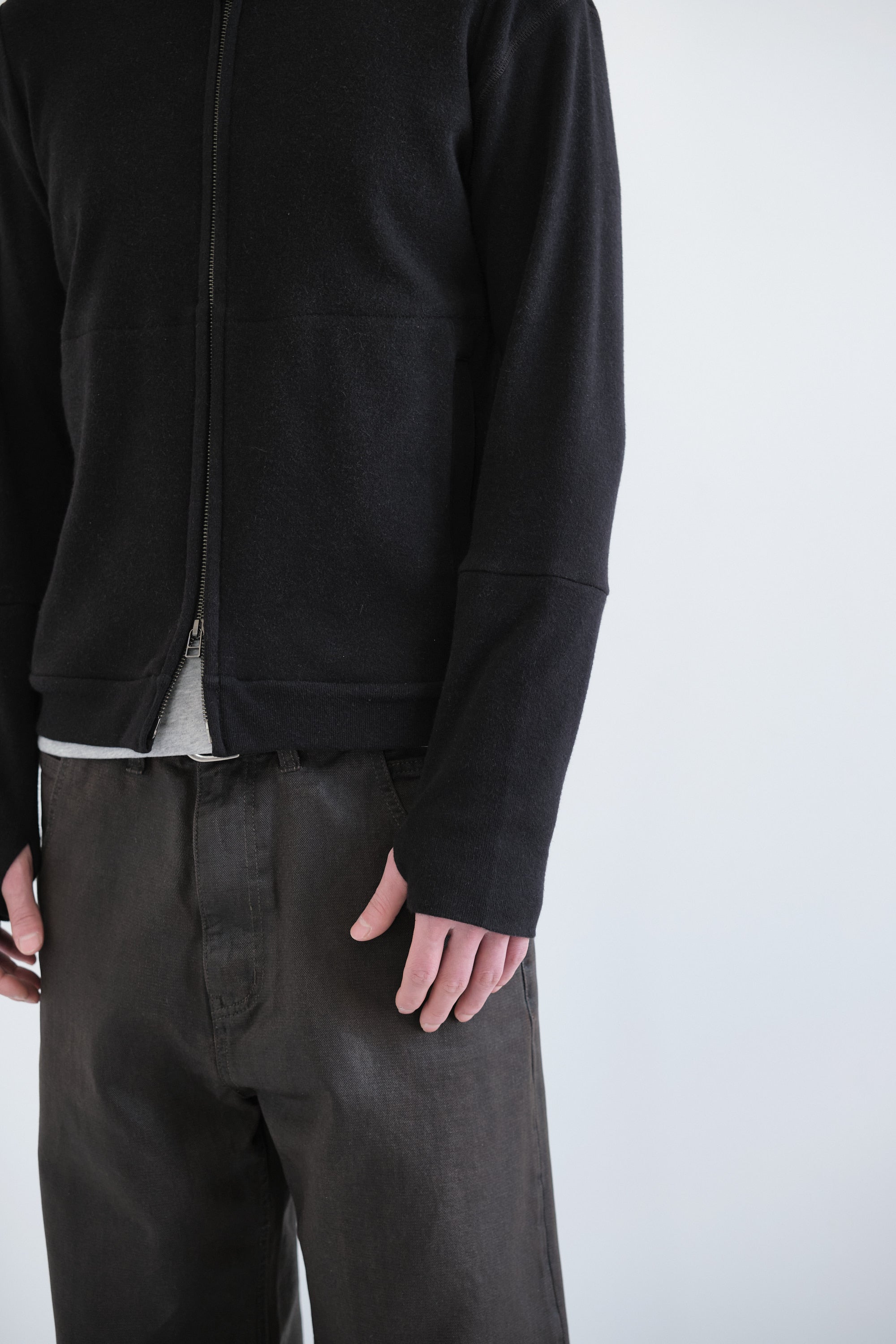 Hatchingroom - Layer Cardigan V2 (Black) product image 6 | TRAB K-Fashion Australia
