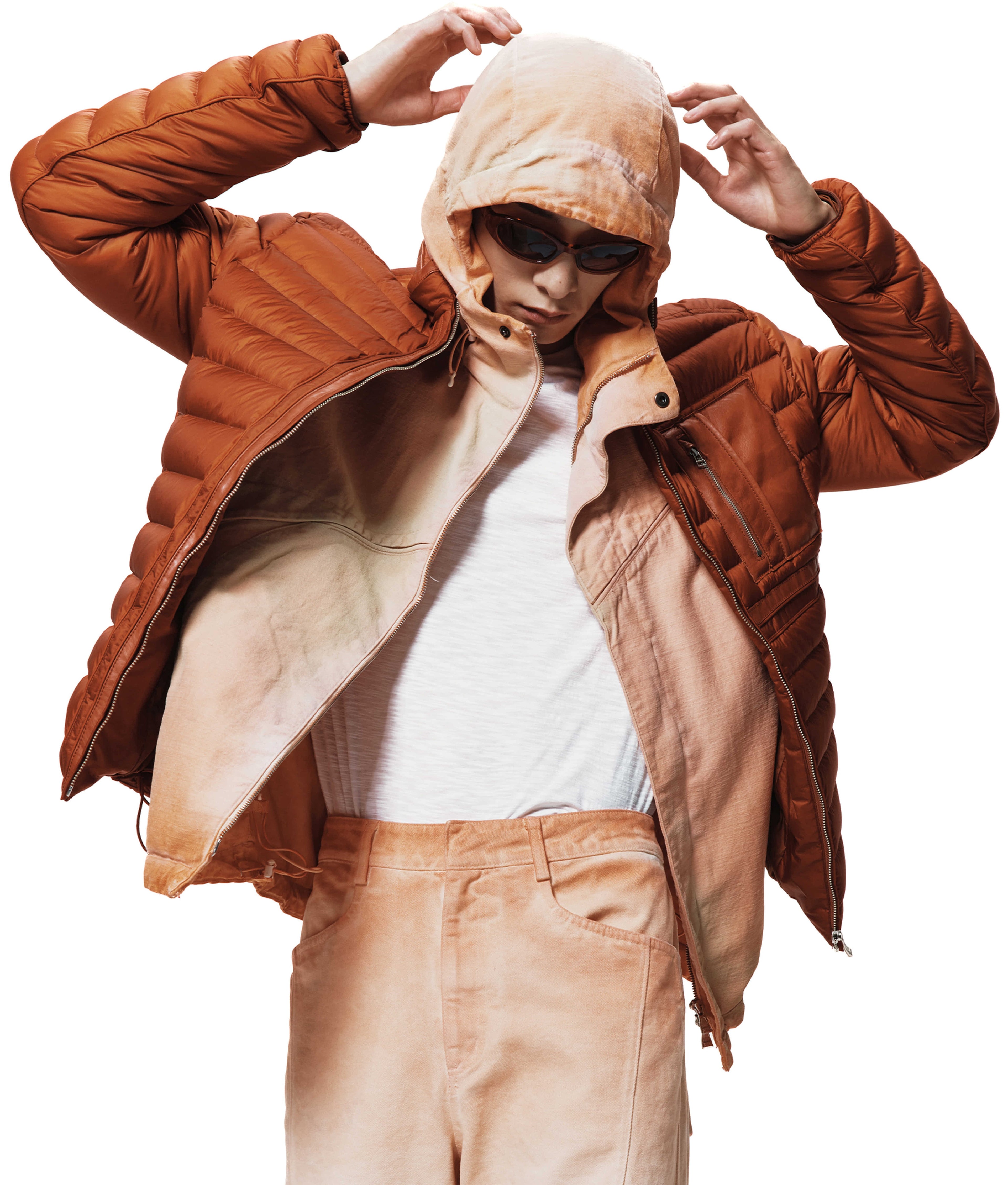 XLIM - Ep.8 02 Down Jacket (Orange) product image 11 | TRAB K-Fashion Australia