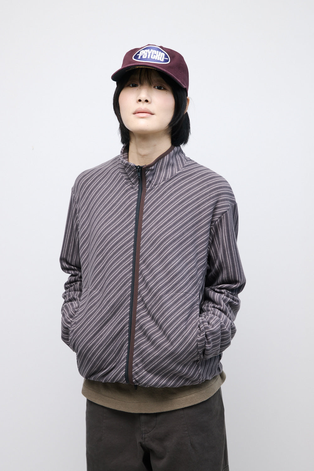 Hatchingroom - Slash Cardigan Brown (Charcoal) product image 14 | TRAB K-Fashion Australia