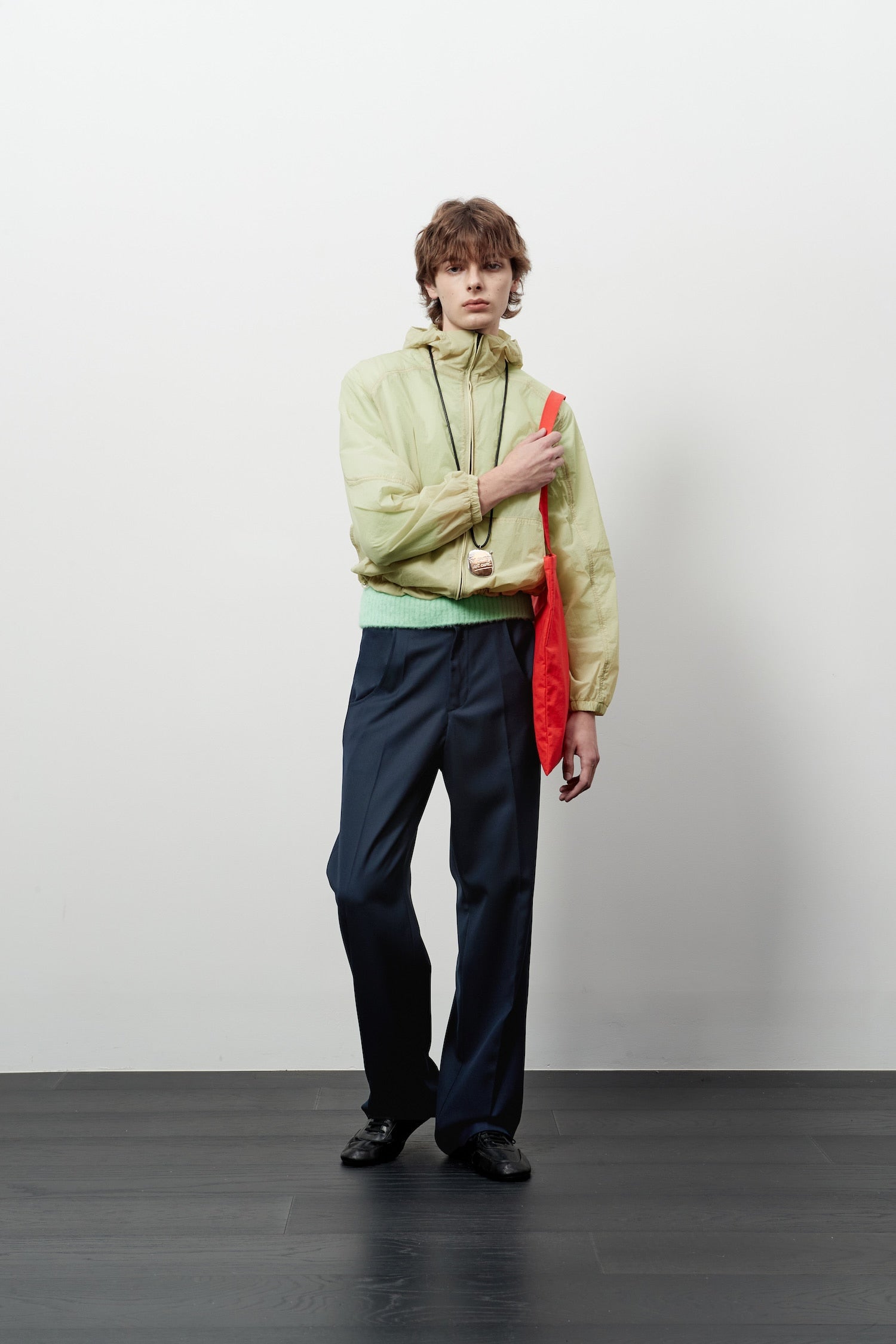 Stu - Round Cut Windbreaker (Beige) product image 6 | TRAB K-Fashion Australia