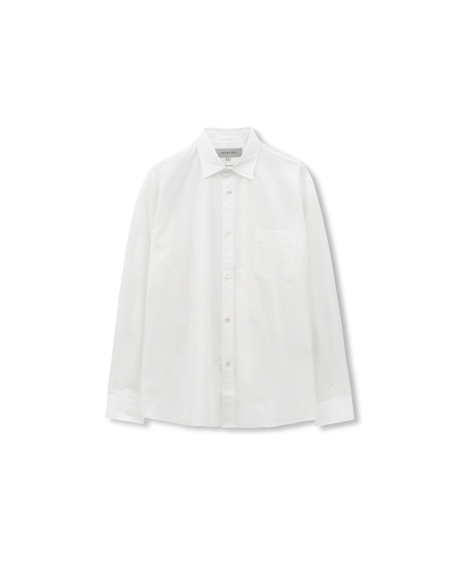 Brownyard - Essential Shirt (White) product image 3 | TRAB K-Fashion Australia
