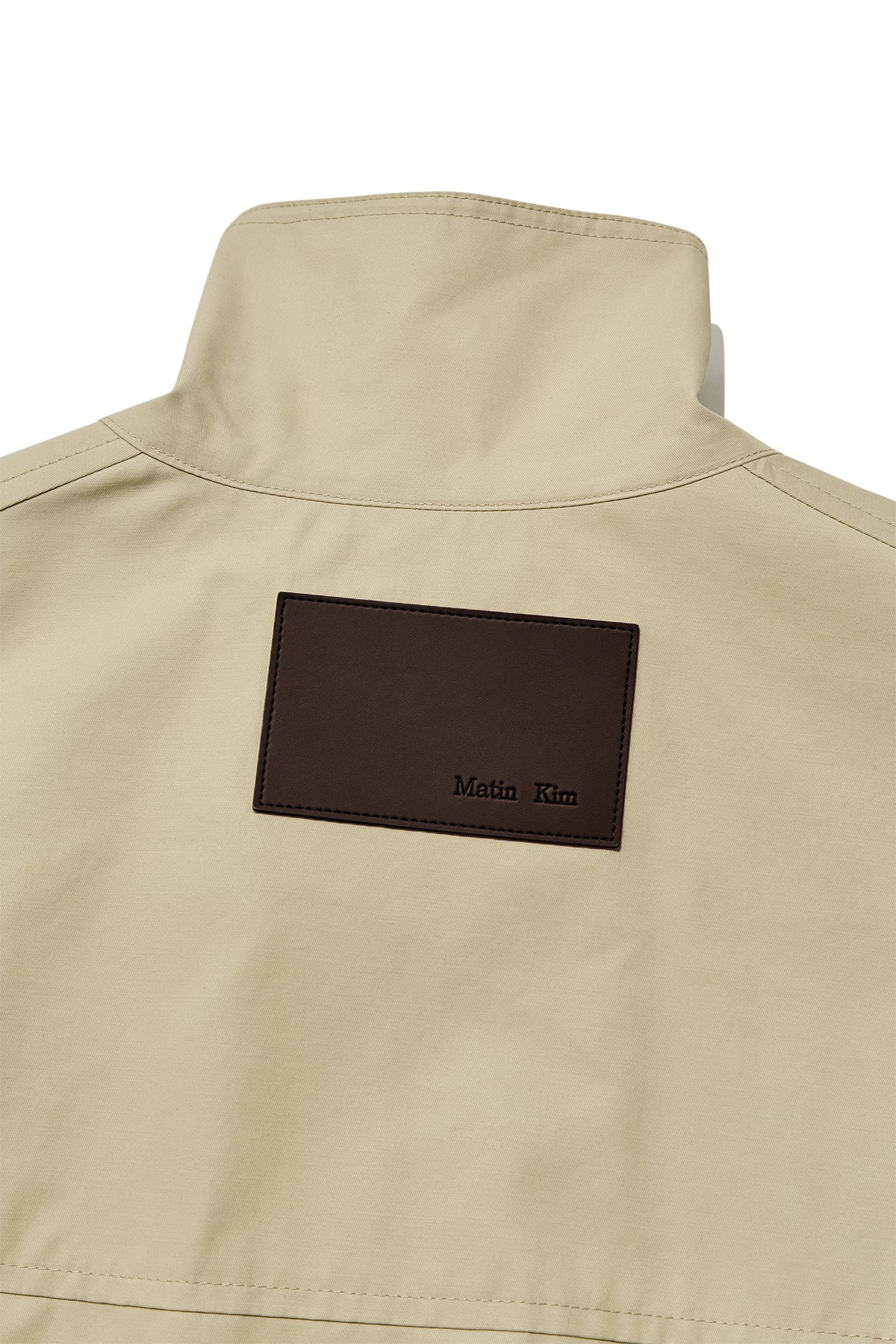 Matin Kim - Trench Bomber Jumper (Beige) product image 6 | TRAB K-Fashion Australia