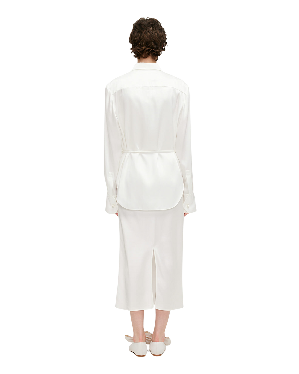 Kimhe Kim - Silk Shirt (White) product image 4 | TRAB K-Fashion Australia