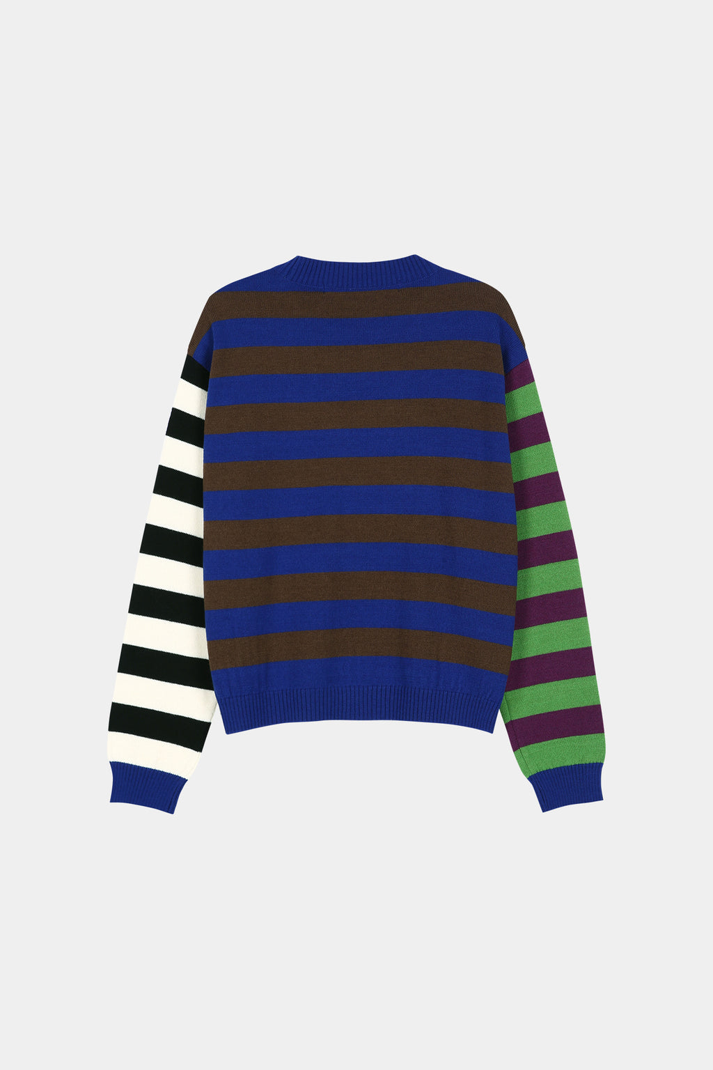 Andersson Bell - Girl's Heart Message Crew-Neck Sweater (Blue/Green) product image 9 | TRAB K-Fashion Australia