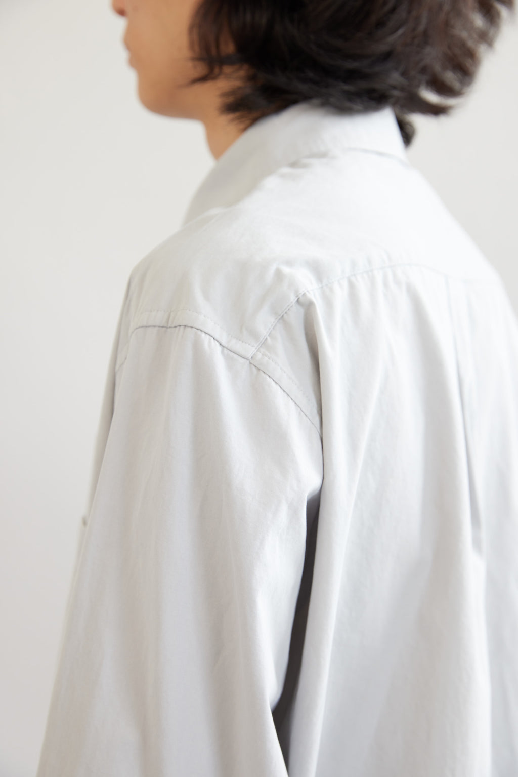 Hatchingroom - Out Button Shirt (Silver) product image 12 | TRAB K-Fashion Australia
