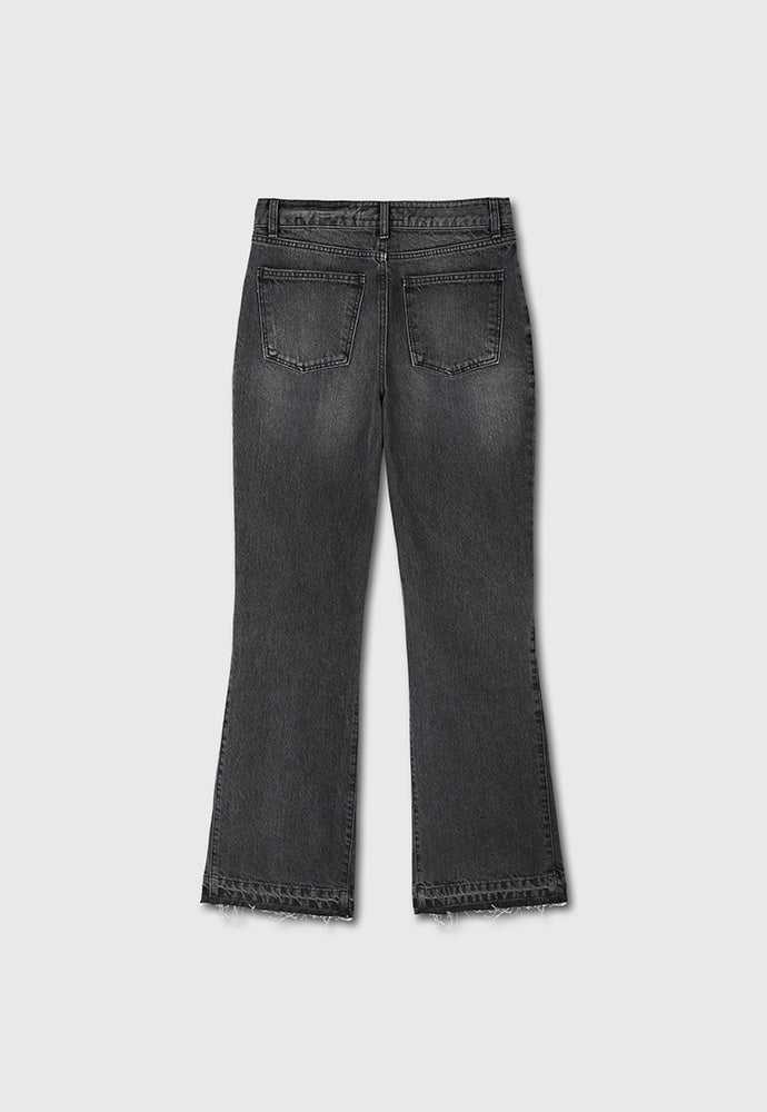 Tonywack - Flared Reconstructed Denim Jeans (Washed Black) product image 10 | TRAB K-Fashion Australia