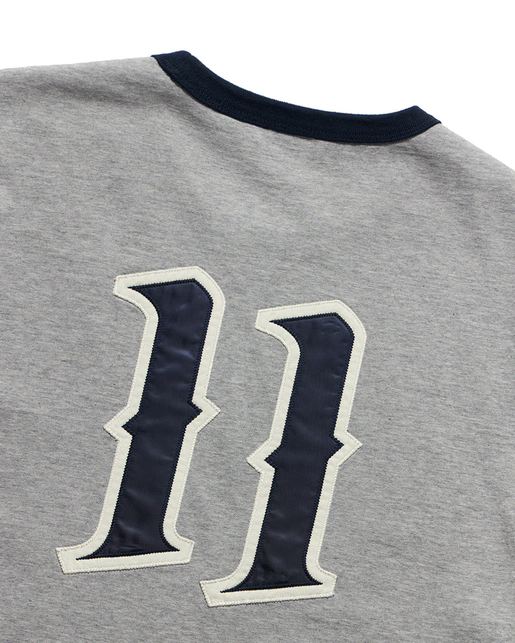 Eastlogue - 11 Ringer L.s T-shirts (Melange Grey & Navy) product image 8 | TRAB K-Fashion Australia