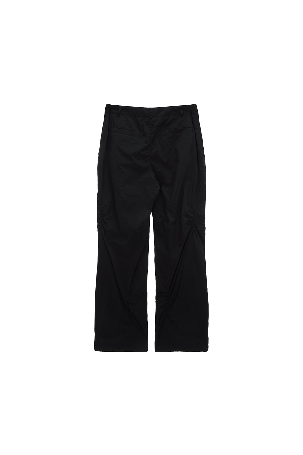 Matin Kim - Shirring Point Nylon Pants (Black) product image 2 | TRAB K-Fashion Australia