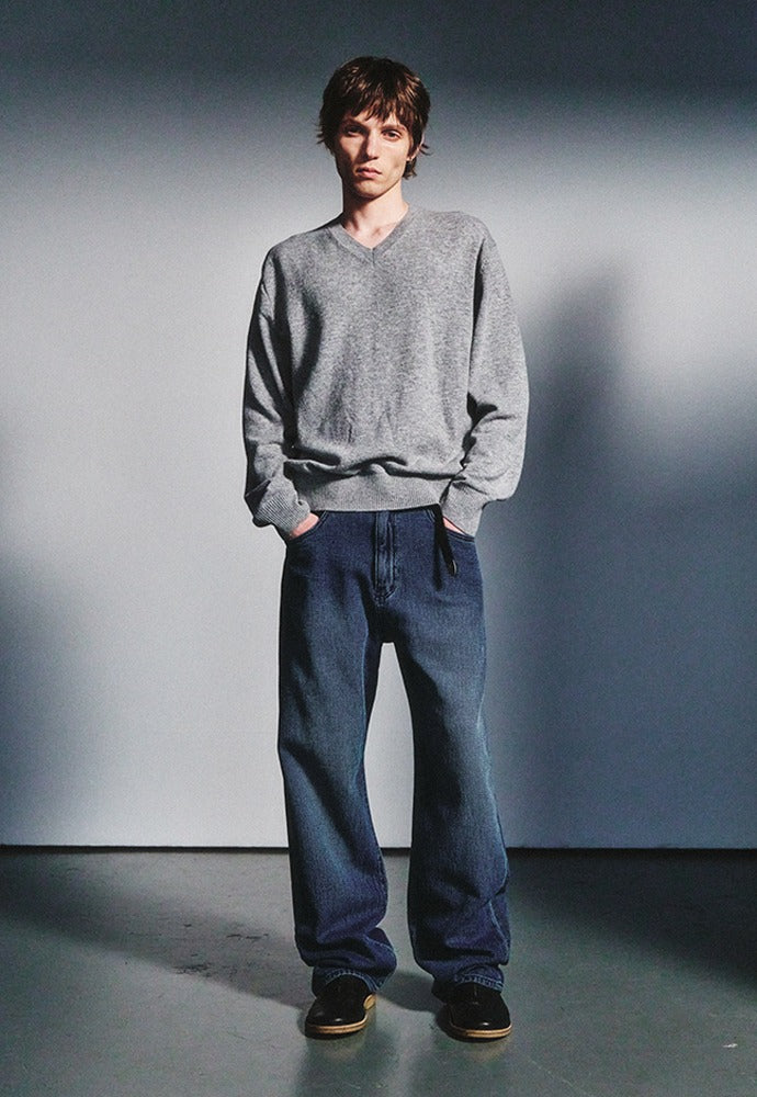 Art if acts - Sashiko 5P Pants_Japanese Fabric (Vintage Indigo) product image 1 | TRAB K-Fashion Australia