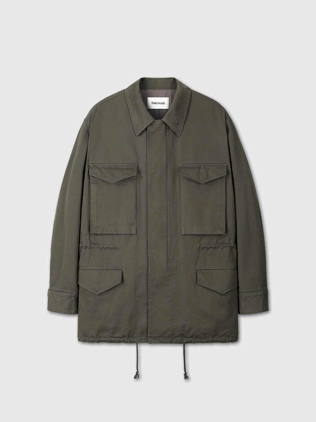 Tonywack - Garment Washed Cotton Field Jacket (Olive) product image 9 | TRAB K-Fashion Australia
