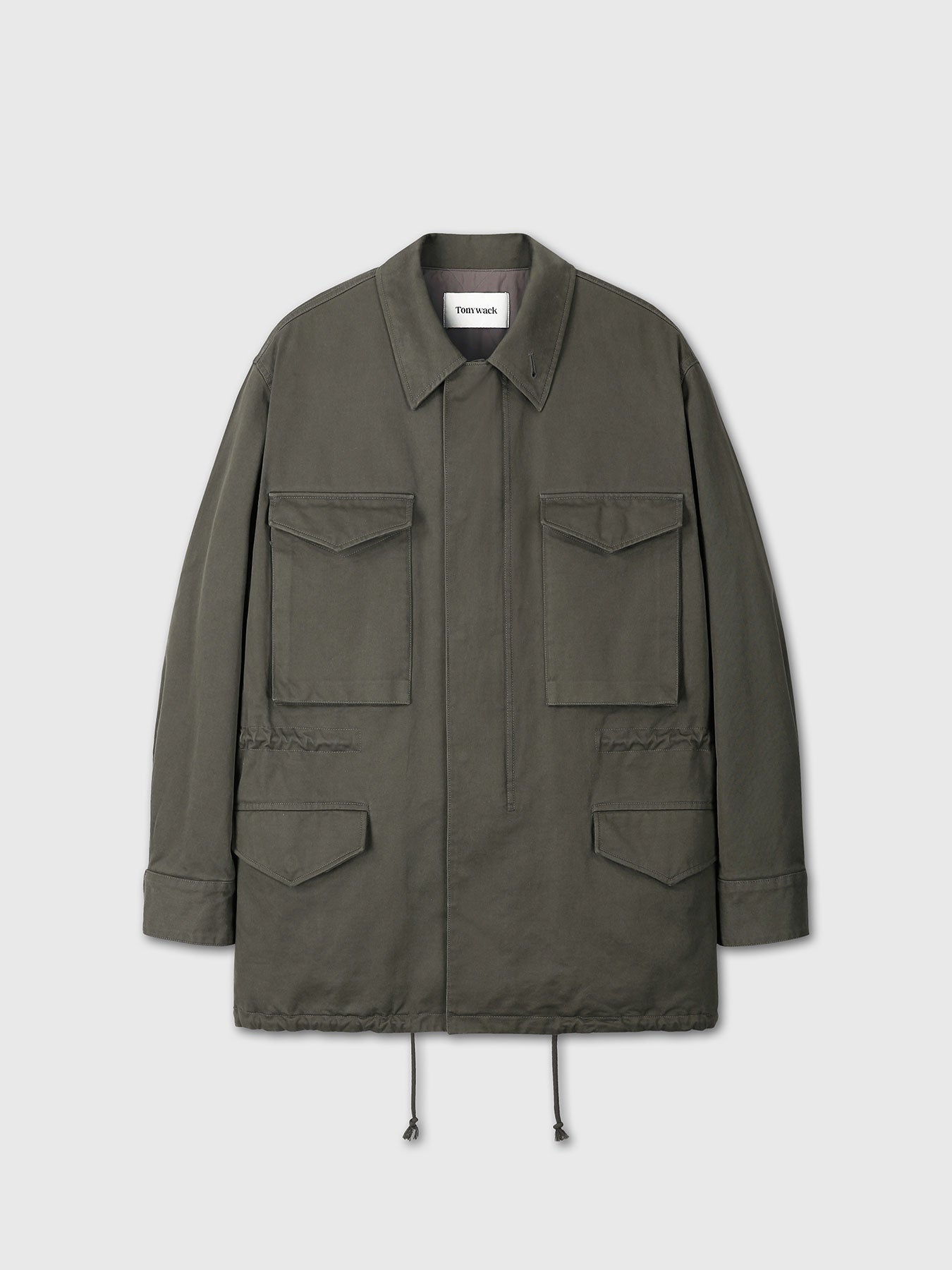 Tonywack - Garment Washed Cotton Field Jacket (Olive) product image 9 | TRAB K-Fashion Australia