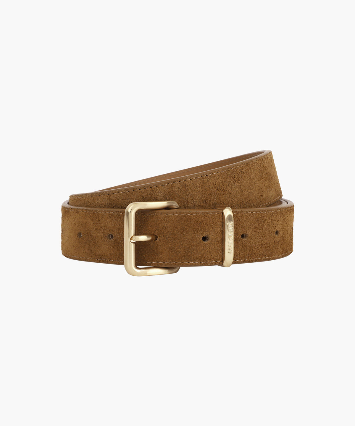 Marithe & Francois Girbaud - Suede Belt (Brown) product image 1 | TRAB K-Fashion Australia