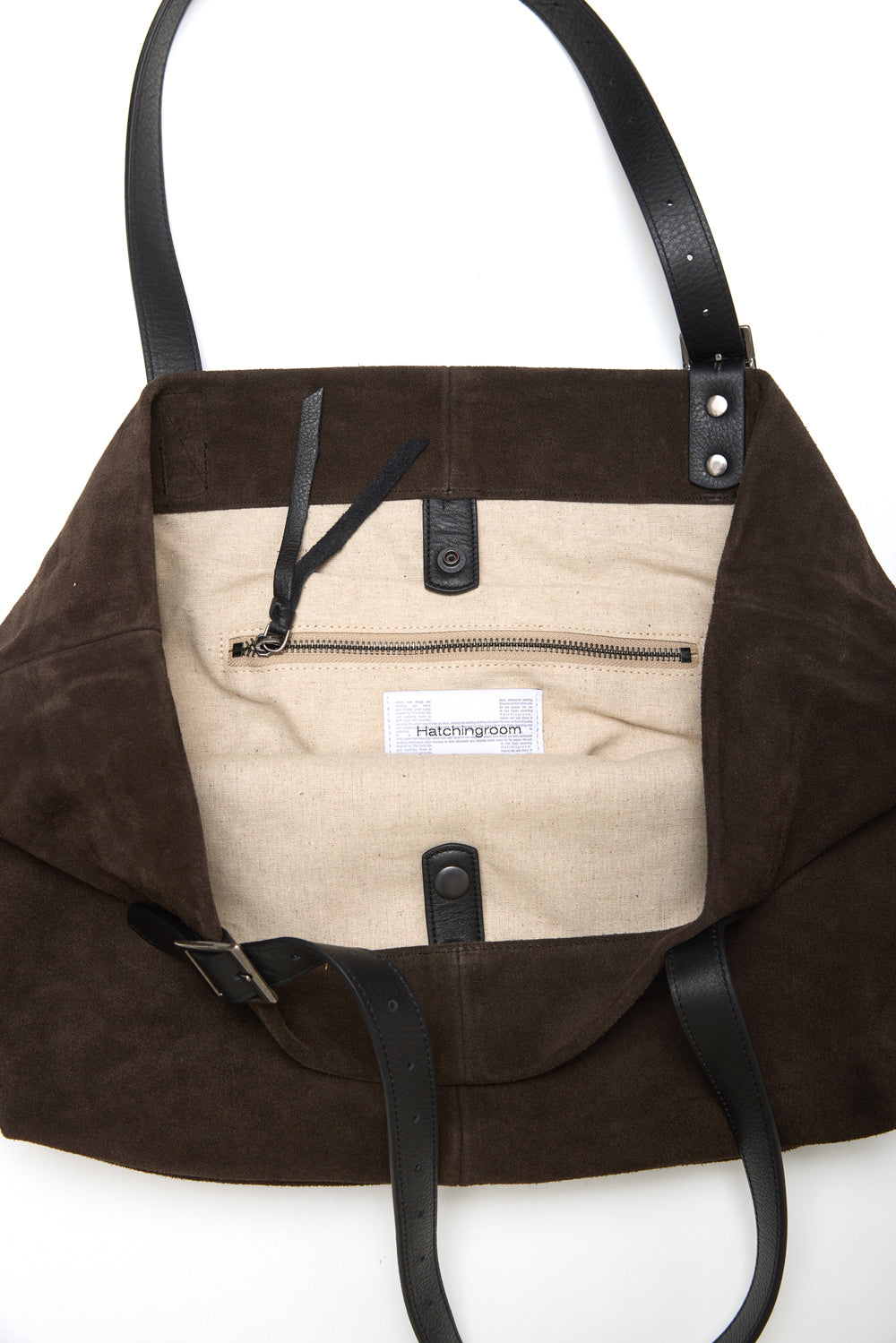 Hatchingroom - Suede Tote (Charcoal) product image 4 | TRAB K-Fashion Australia