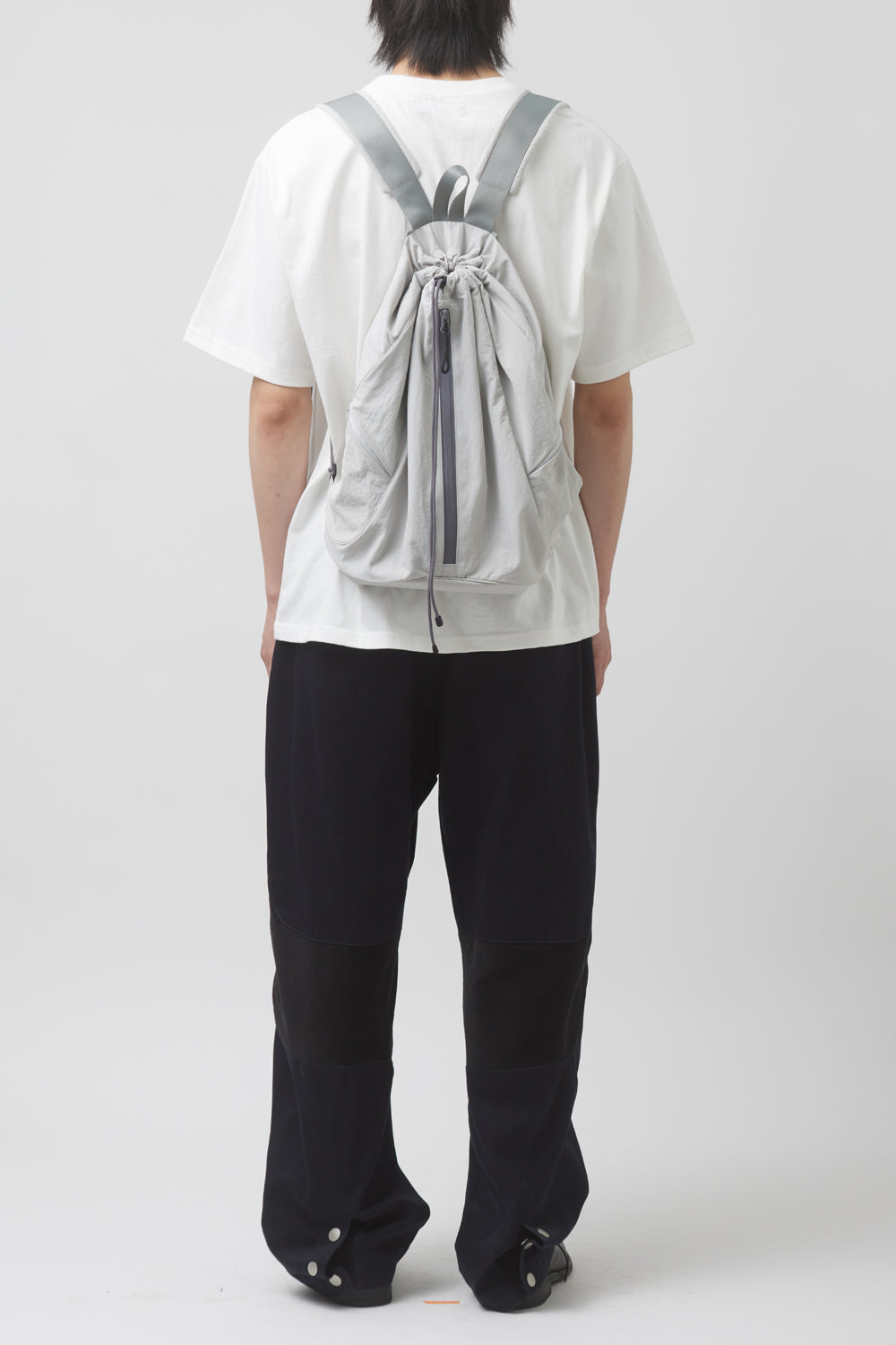 Hatchingroom - String Backpack Nylon Light (Grey) product image 10 | TRAB K-Fashion Australia