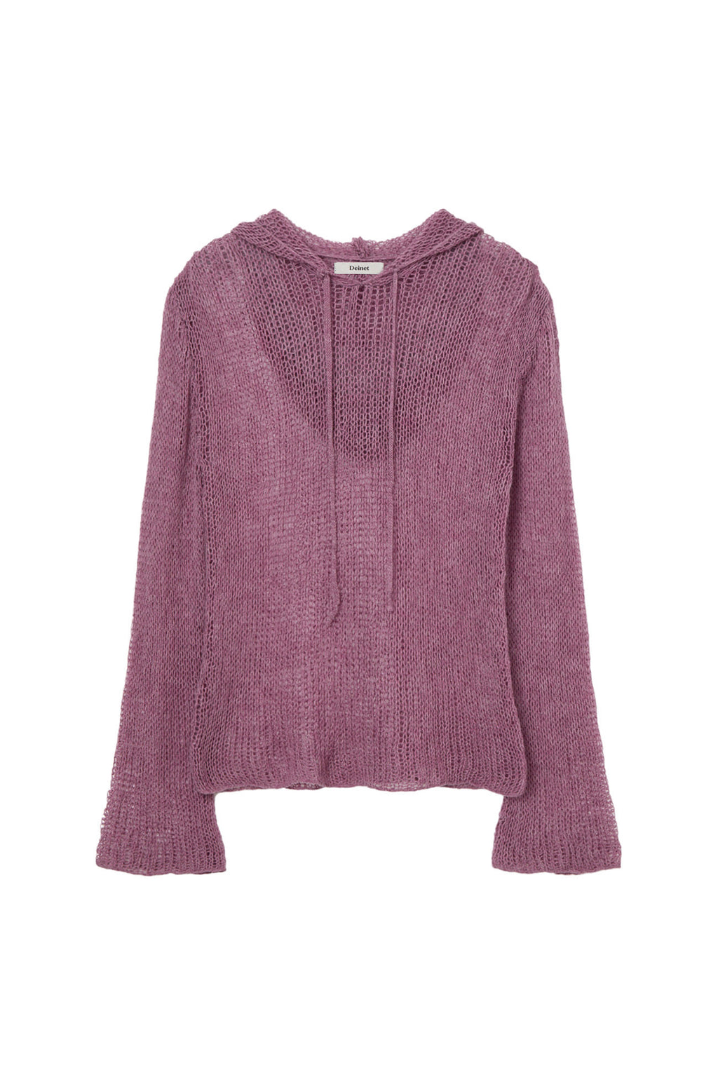 Deinet - Loose Mesh Knit Hoodie (Purple) product image 1 | TRAB K-Fashion Australia