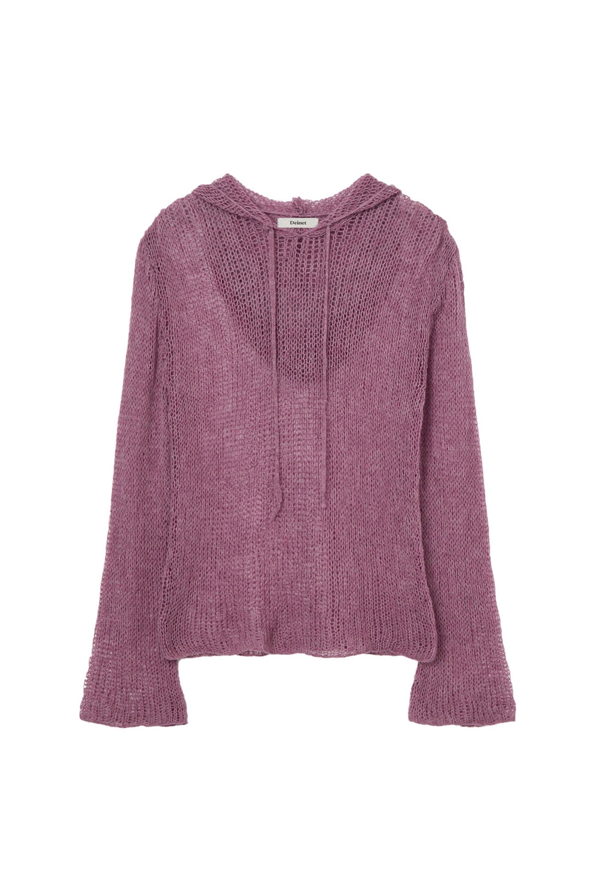 Deinet - Loose Mesh Knit Hoodie (Purple) product image 1 | TRAB K-Fashion Australia