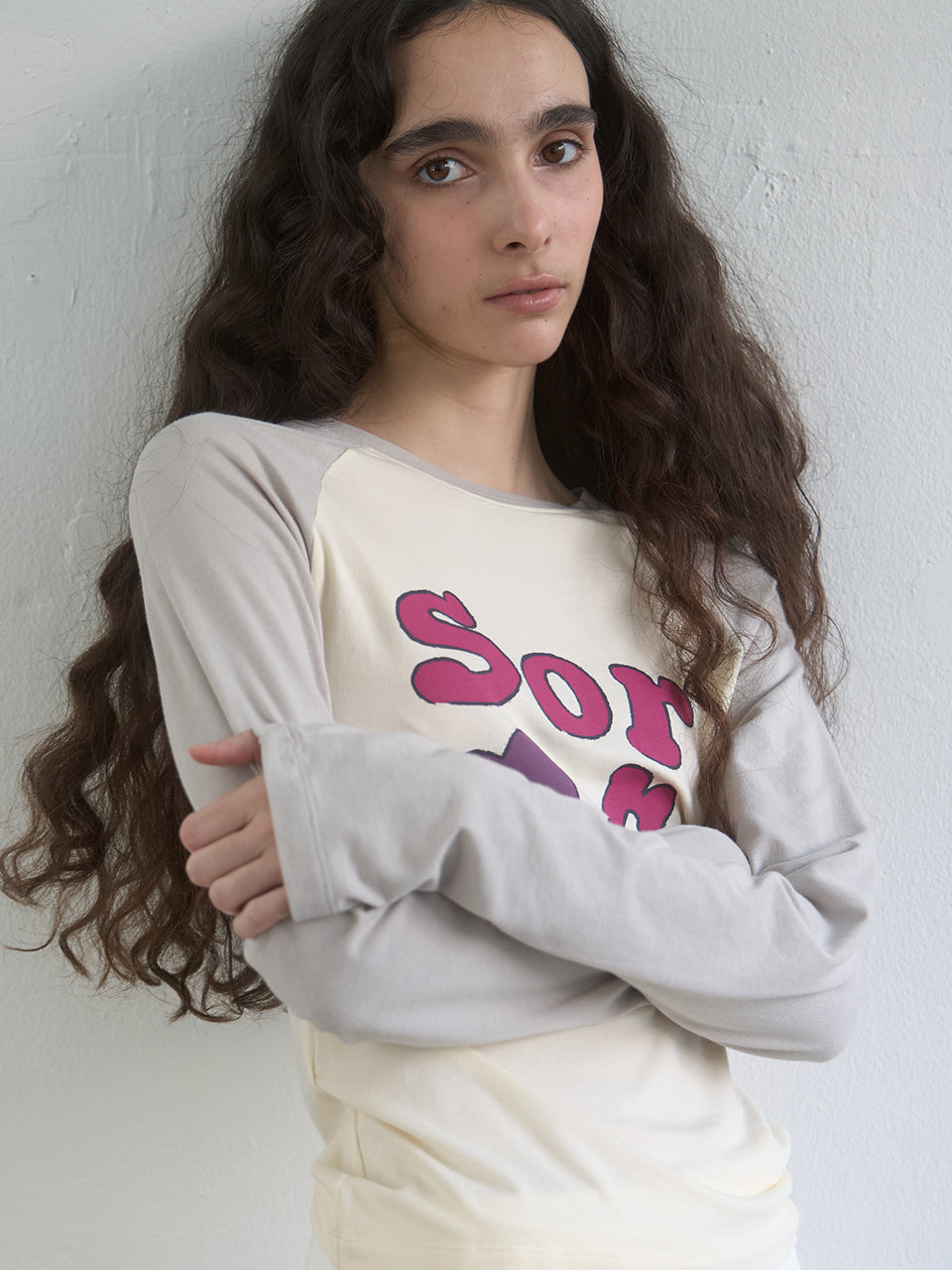 Kijun - Sorry Raglan Tee (Ivory) product image 7 | TRAB K-Fashion Australia