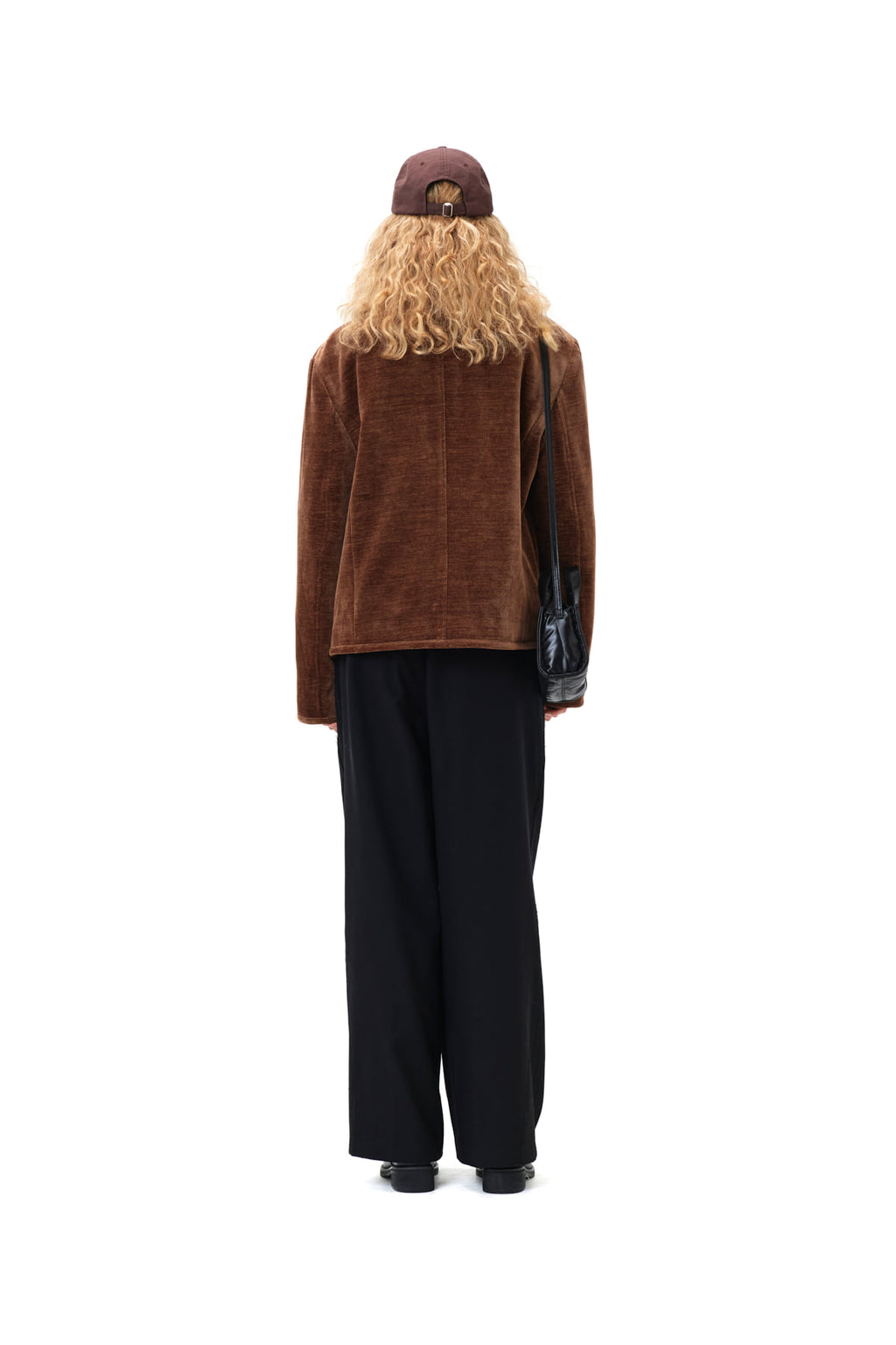 Matin Kim - Stripe Mix Wide Trouser (Black) product image 7 | TRAB K-Fashion Australia