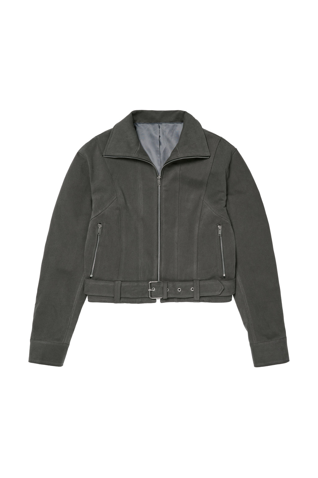 Deinet - Deinet Belted Cotton Jacket (Charcoal) product image 13 | TRAB K-Fashion Australia