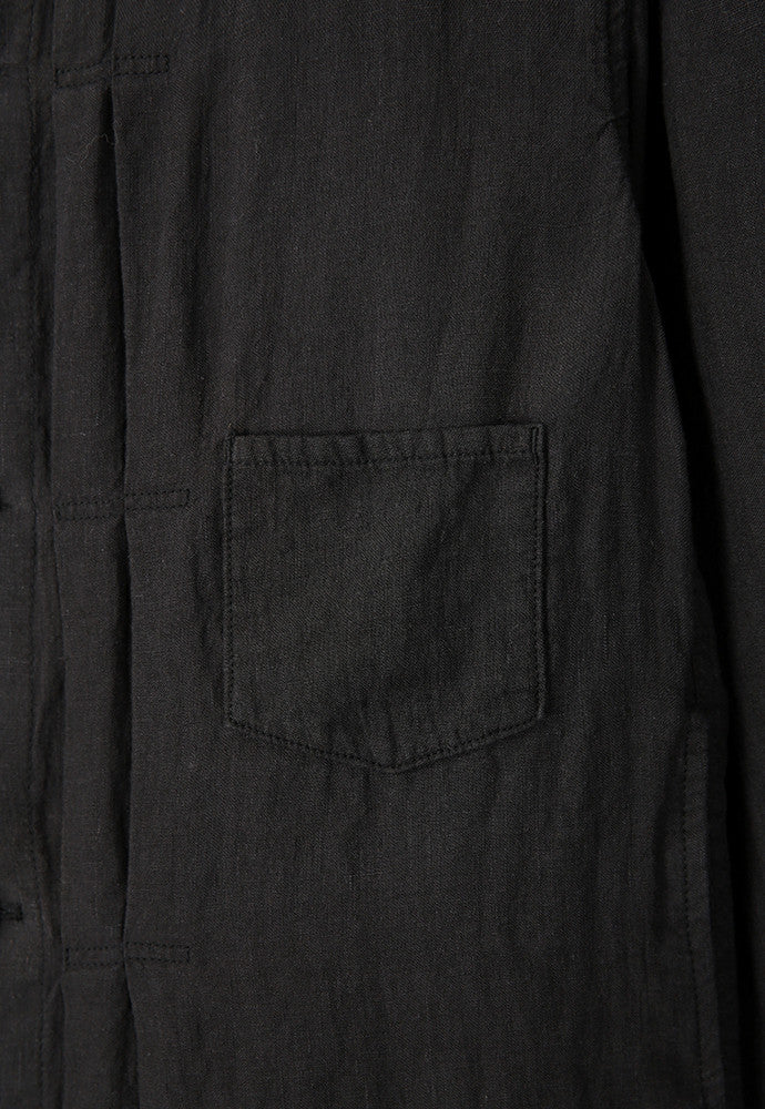 Art if acts - Linen Trucker Jacket (Black) product image 9 | TRAB K-Fashion Australia