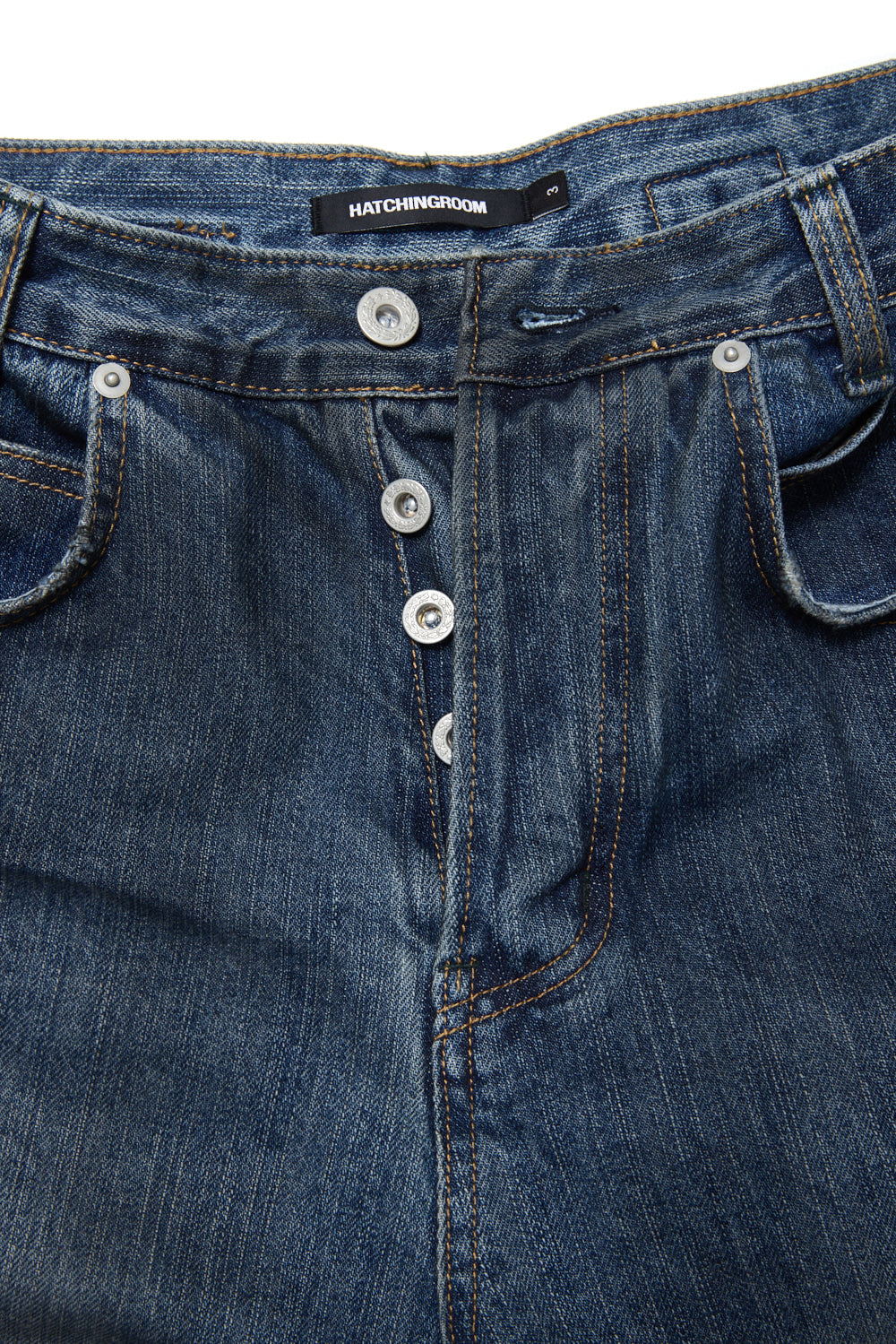 Hatchingroom - Regular Selvedge Jeans Dusty (Blue) product image 3 | TRAB K-Fashion Australia