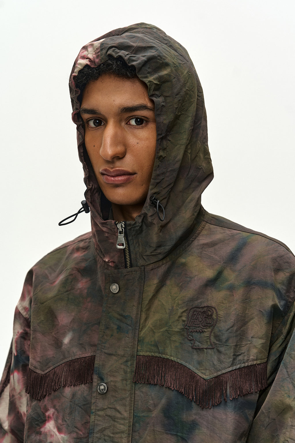 Andersson Bell - Andersson Bell X Brain Dead Tie-Dyed Hooded Jumper (Brown) product image 6 | TRAB K-Fashion Australia