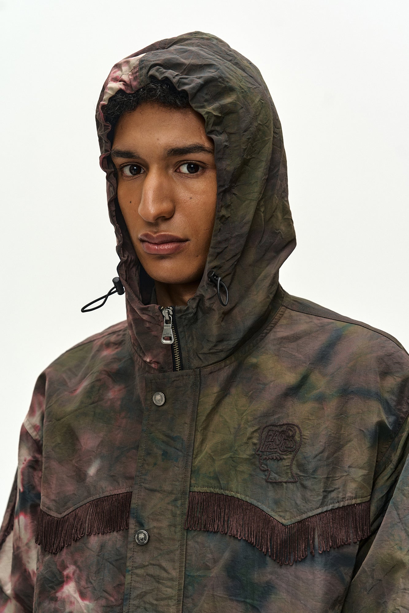 Andersson Bell - Andersson Bell X Brain Dead Tie-Dyed Hooded Jumper (Brown) product image 6 | TRAB K-Fashion Australia