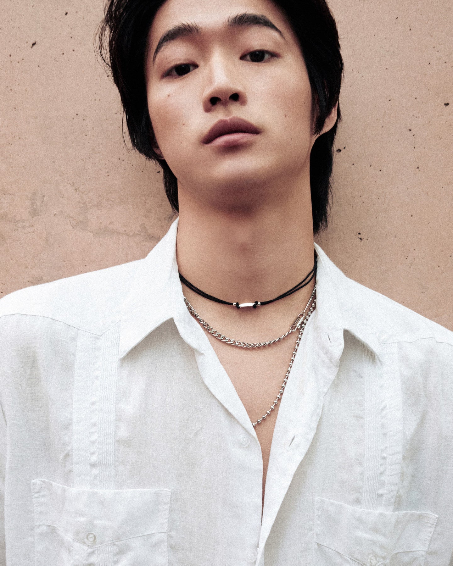 Numbering - Cord Necklace with Plate #5891 product image 3 | TRAB K-Fashion Australia