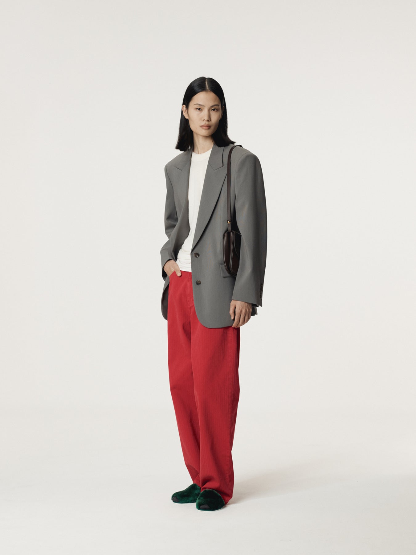 Recto - Tailored Suit Jacket (Midnight Grey) product image 4 | TRAB K-Fashion Australia