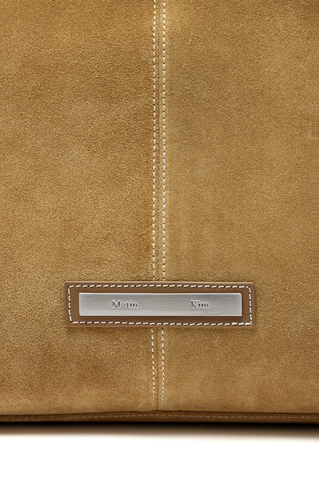 Matin Kim - Two Way Strap Suede Leather Bag (Beige) product image 3 | TRAB K-Fashion Australia