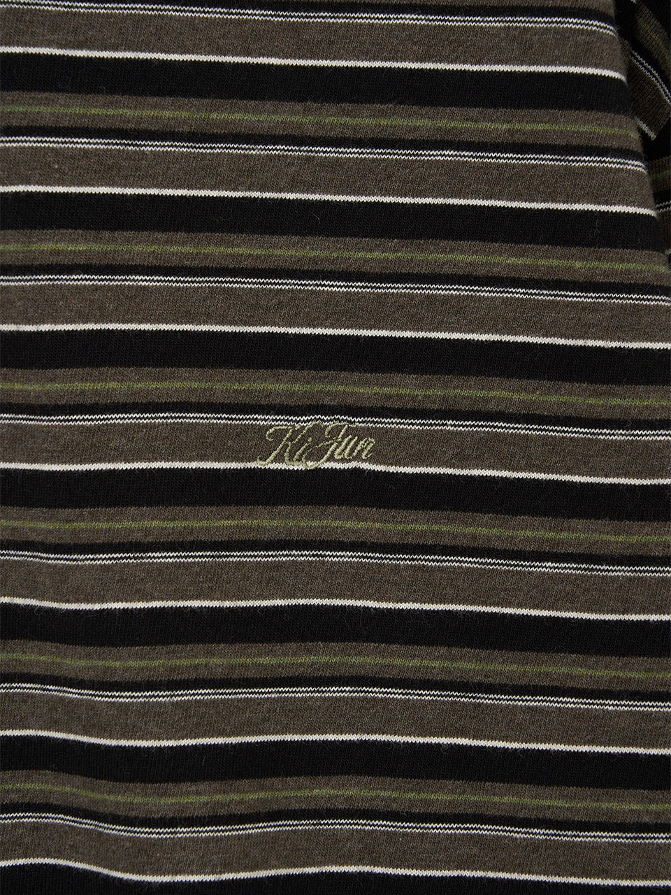 Kijun - Fresh Border Long Sleeve Tee (Brown) product image 9 | TRAB K-Fashion Australia
