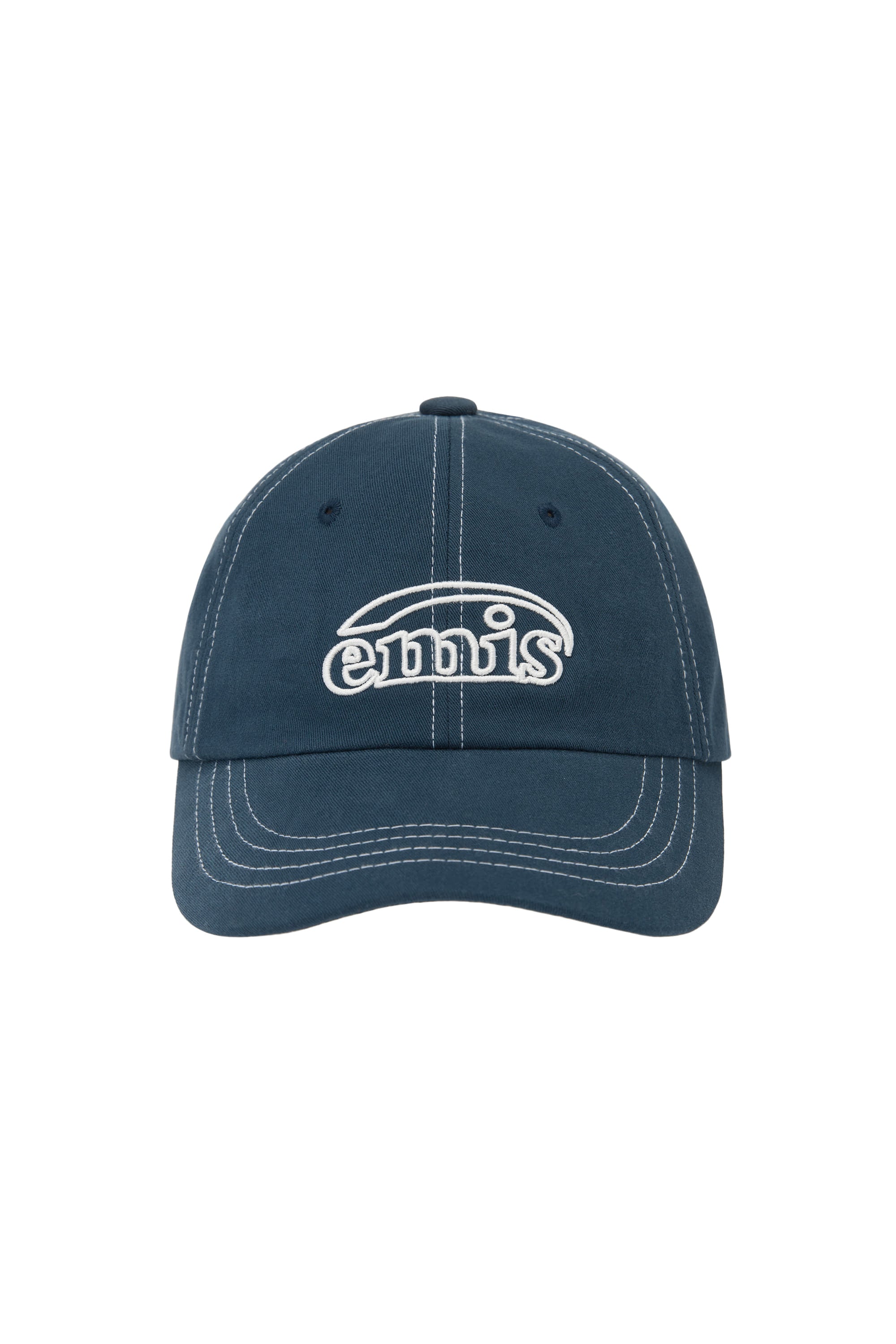 Emis - White Stitch Ball Cap (Navy) product image 1 | TRAB K-Fashion Australia