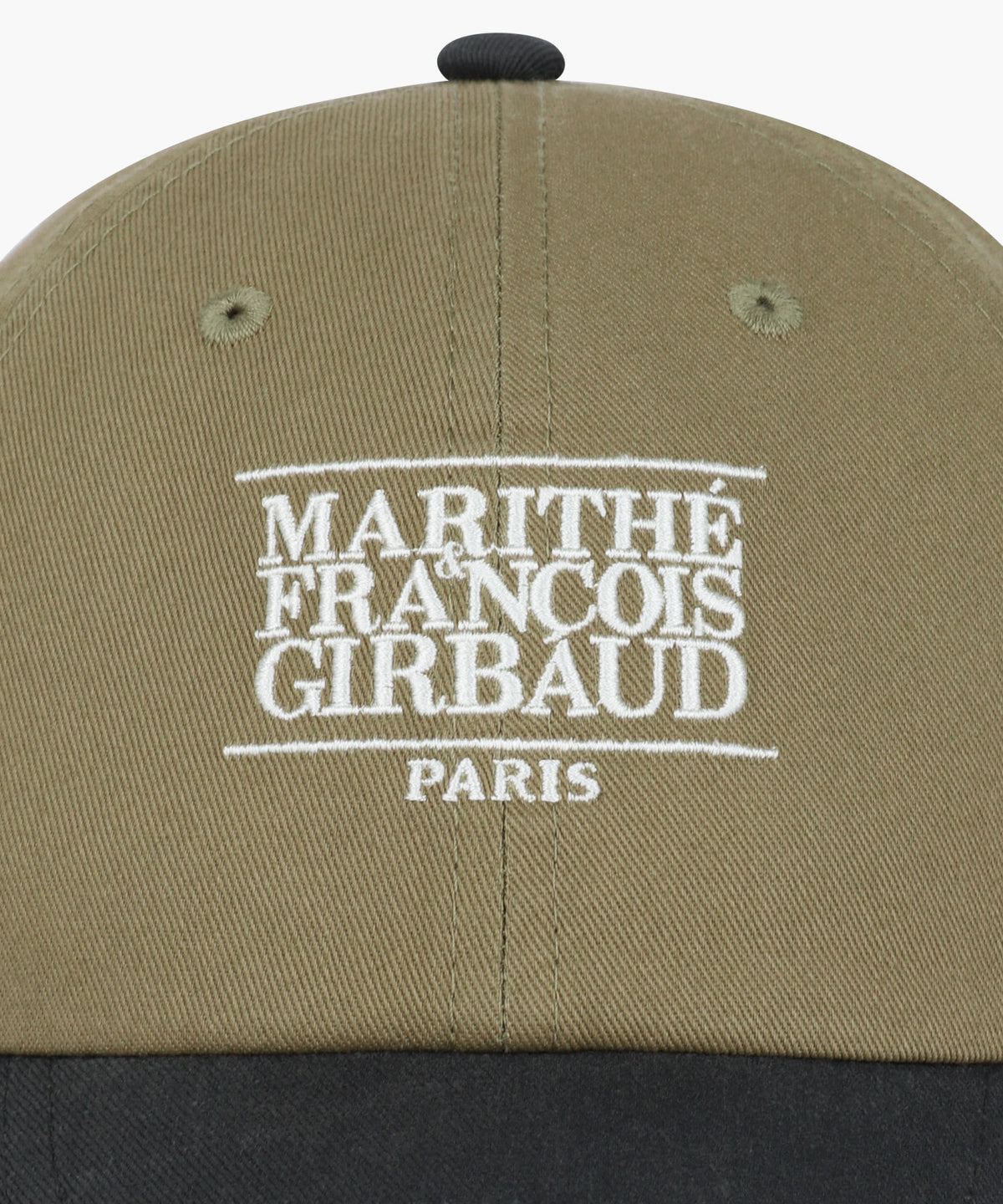 Marithe & Francois Girbaud - Small Classic Logo 6panel Color Block Cap (Gray) product image 3 | TRAB K-Fashion Australia