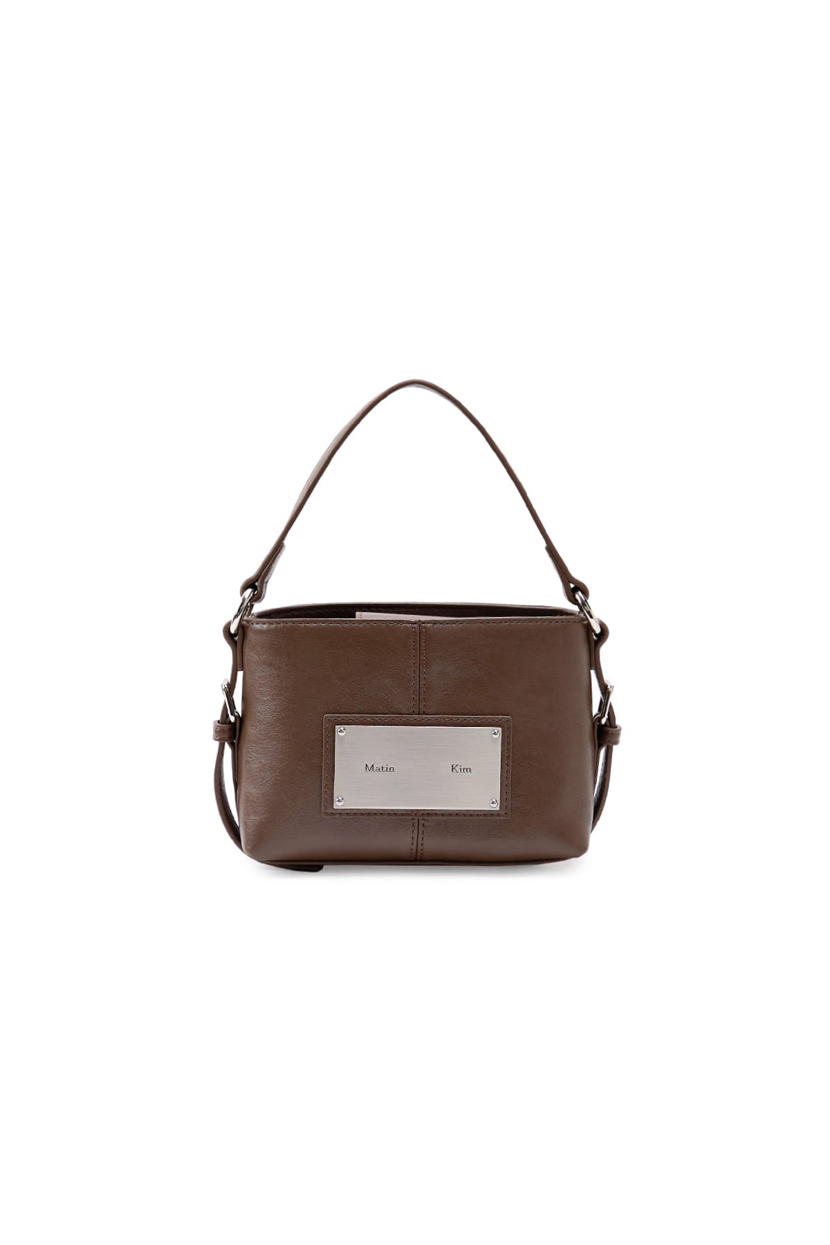 Matin Kim - Handle Mini Cross Bag (Brown) product image 2 | TRAB K-Fashion Australia