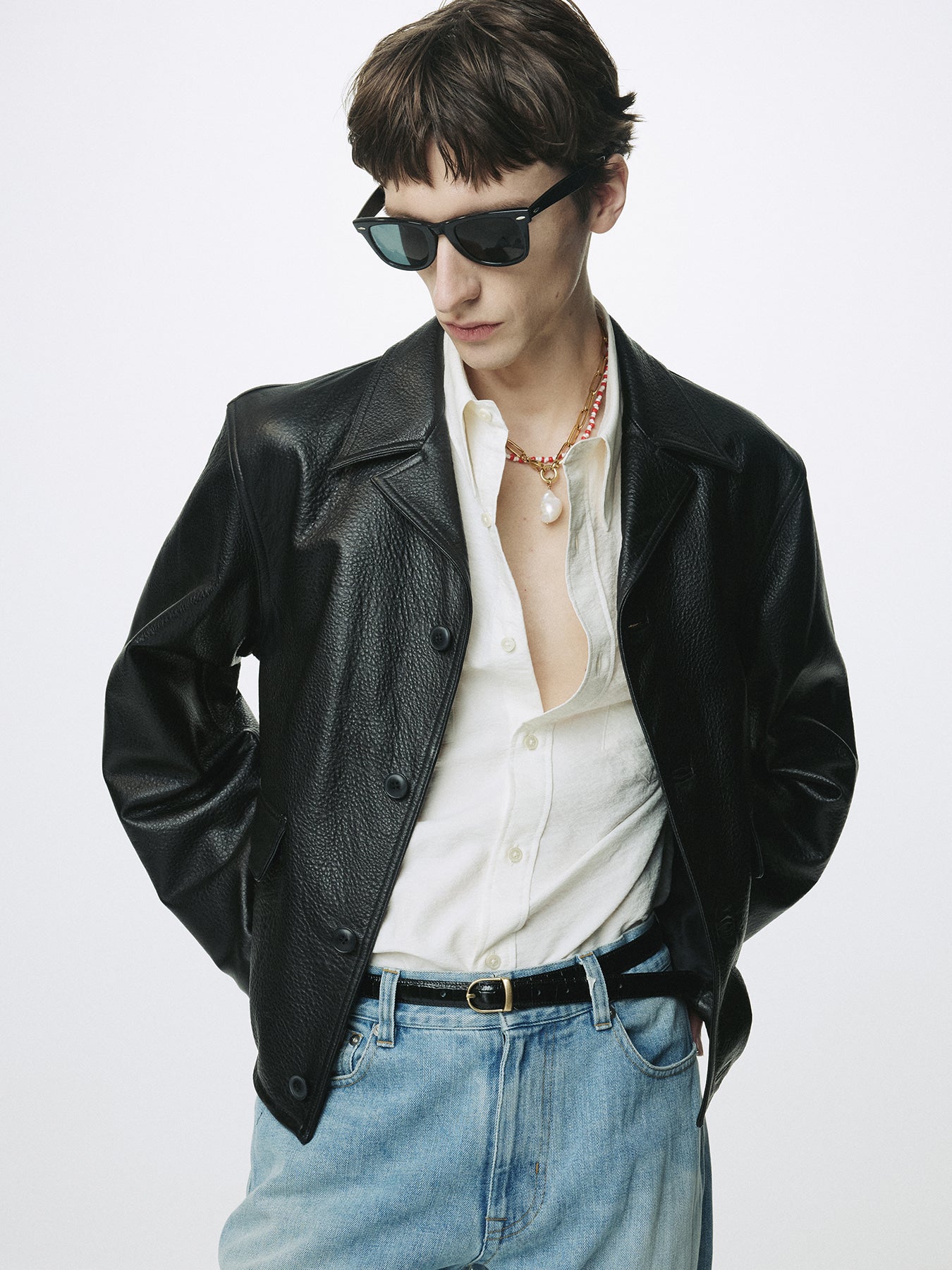 Tonywack - Vintage Lamb Leather Blouson (Black) product image 5 | TRAB K-Fashion Australia
