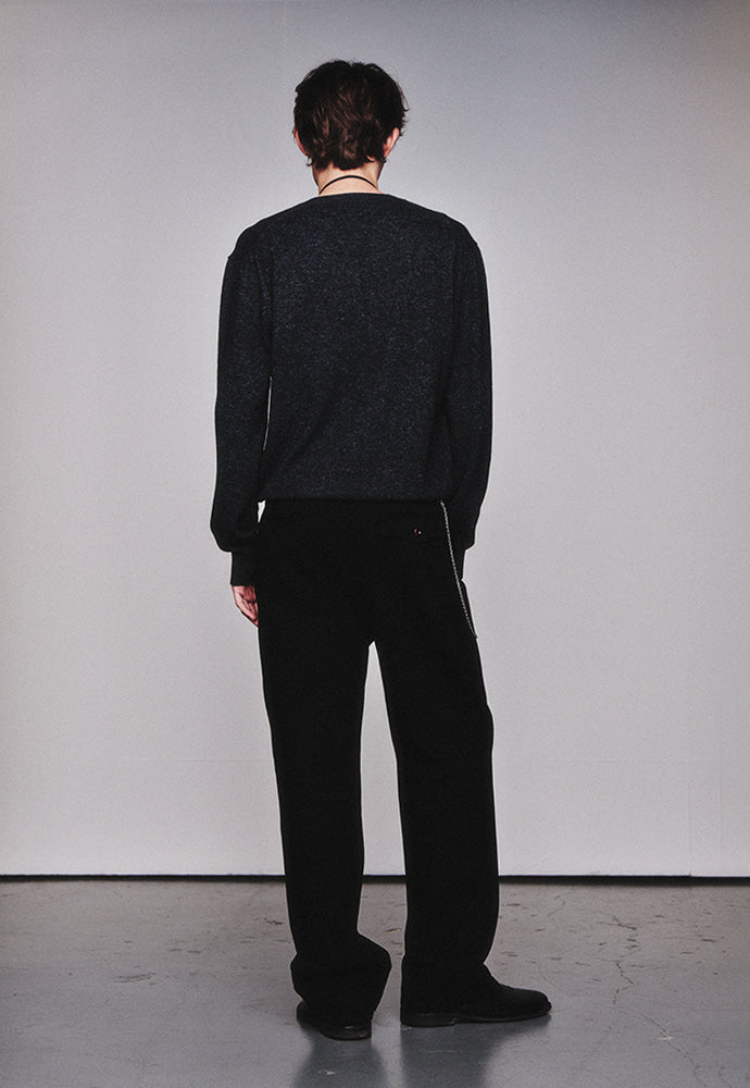 Art if acts - Cashmere V-Neck Knit (Anchor) product image 3 | TRAB K-Fashion Australia