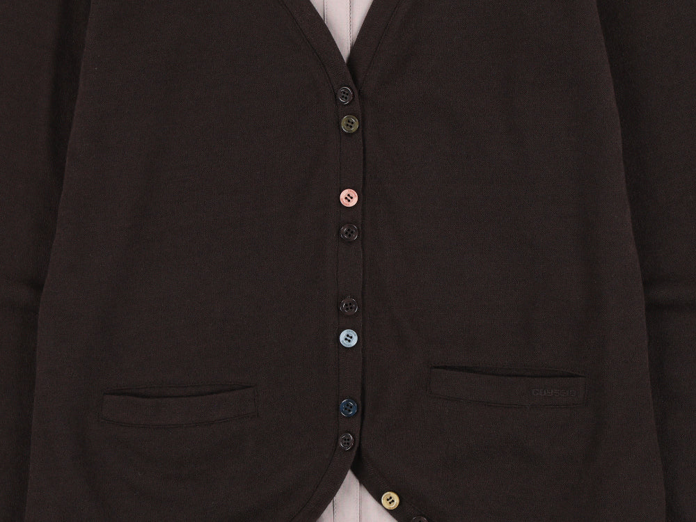 Coyseio - Layered Shirt Cardigan (Brown) product image 13 | TRAB K-Fashion Australia