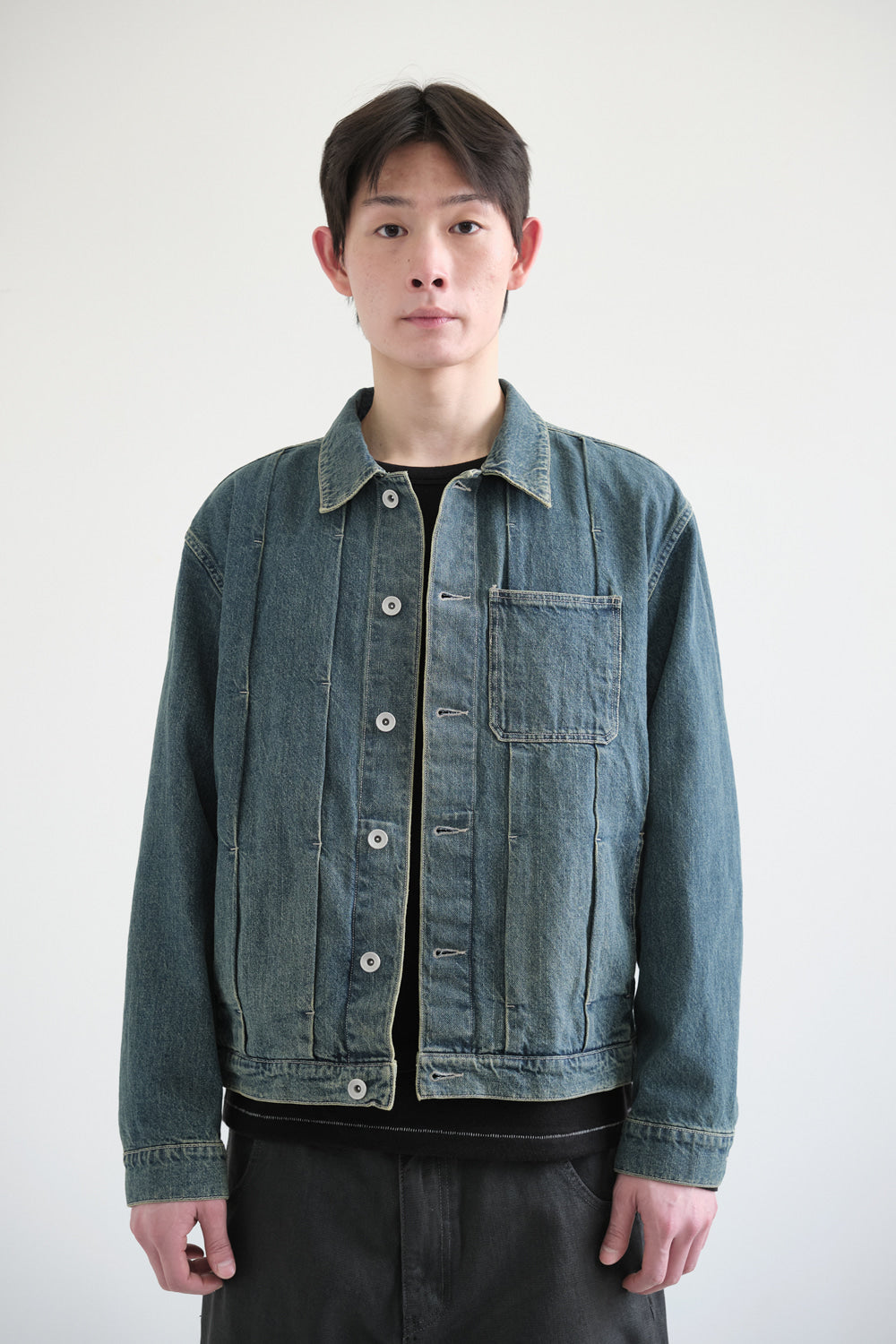 Hatchingroom - Trucker Jacket (Vintage Blue) product image 5 | TRAB K-Fashion Australia