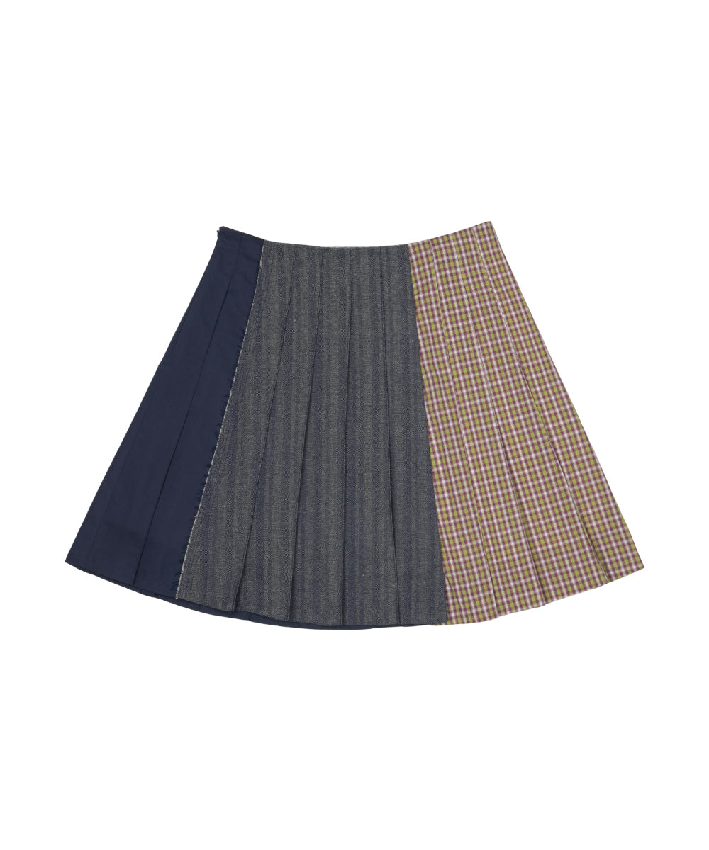Coyseio - Triple Layer Pleated Skirt (Navy) product image 12 | TRAB K-Fashion Australia