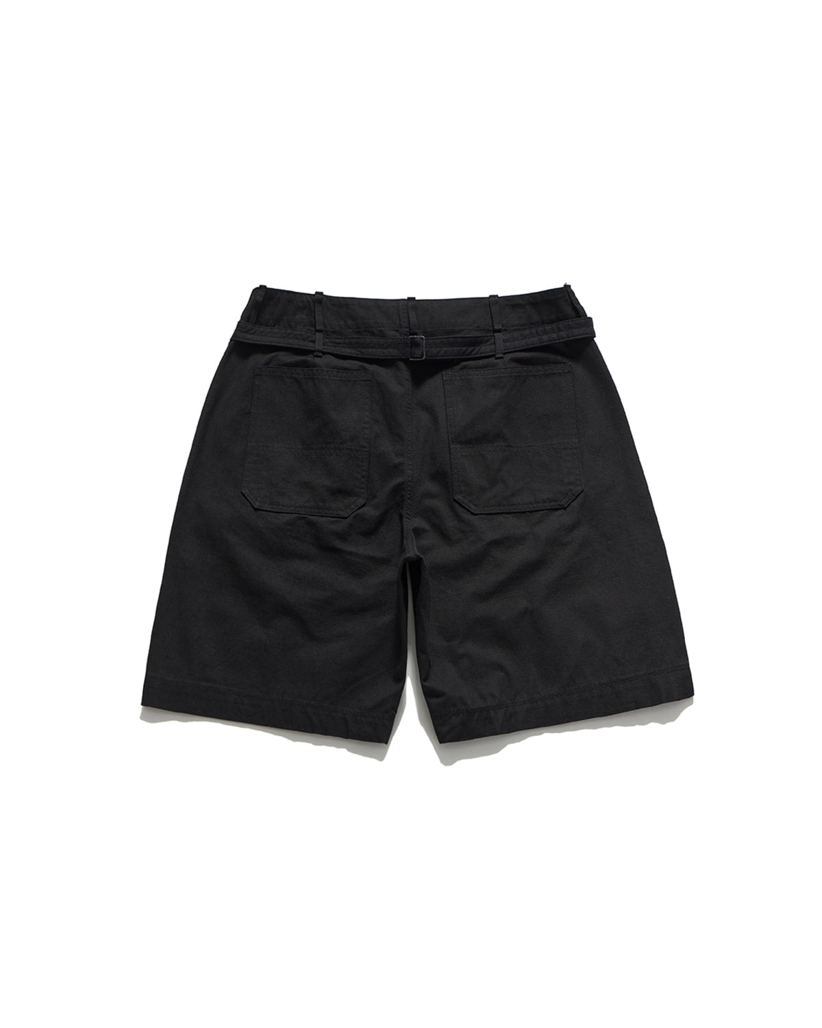 Eastlogue - Cinch Back Curved Shorts (Black) product image 6 | TRAB K-Fashion Australia